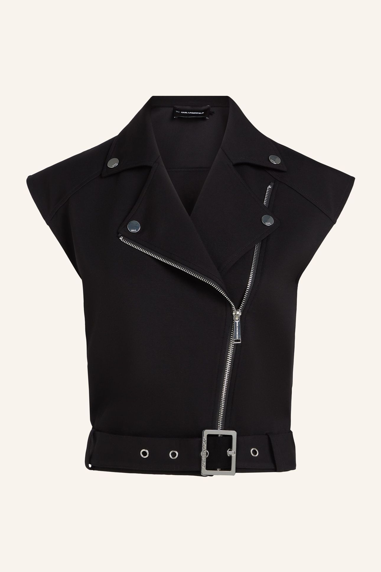 JERSEY BIKER SWEATSHIRT BLACK 4