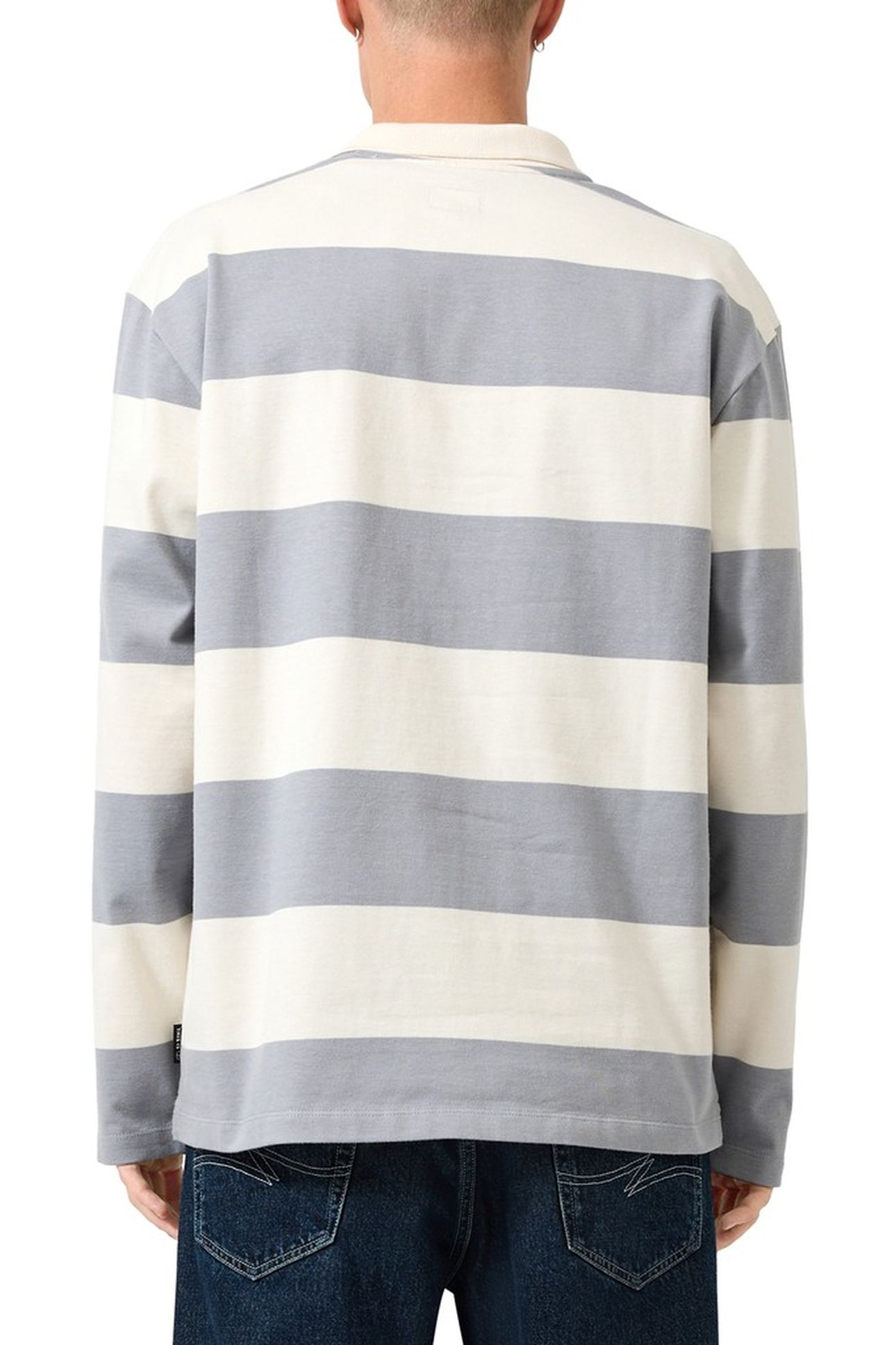 S.OLIVER-QS POLOSHIRTS GREY/BLACK 2