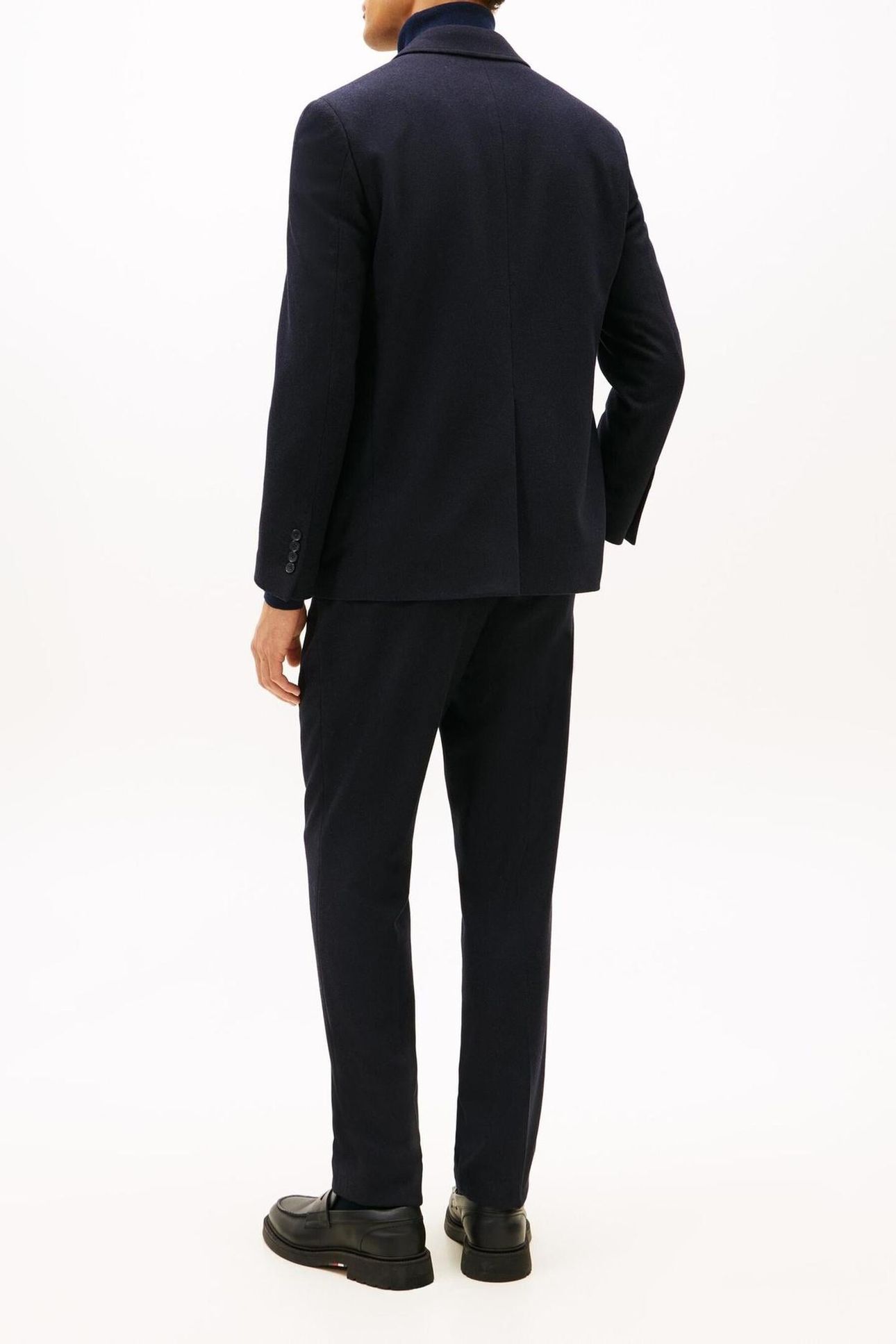 SOFT TECH WOOL FLANEL BLAZER BLUE 3