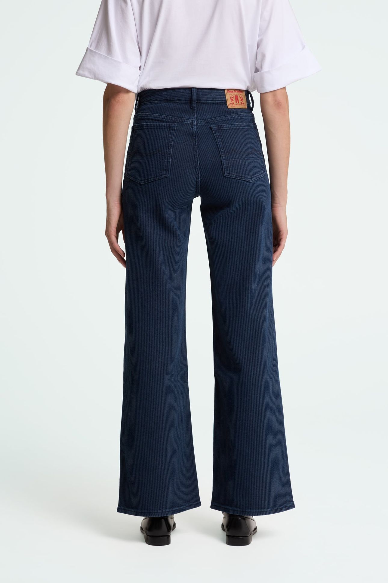 JANE PANTS MID INDIGO CORD 3