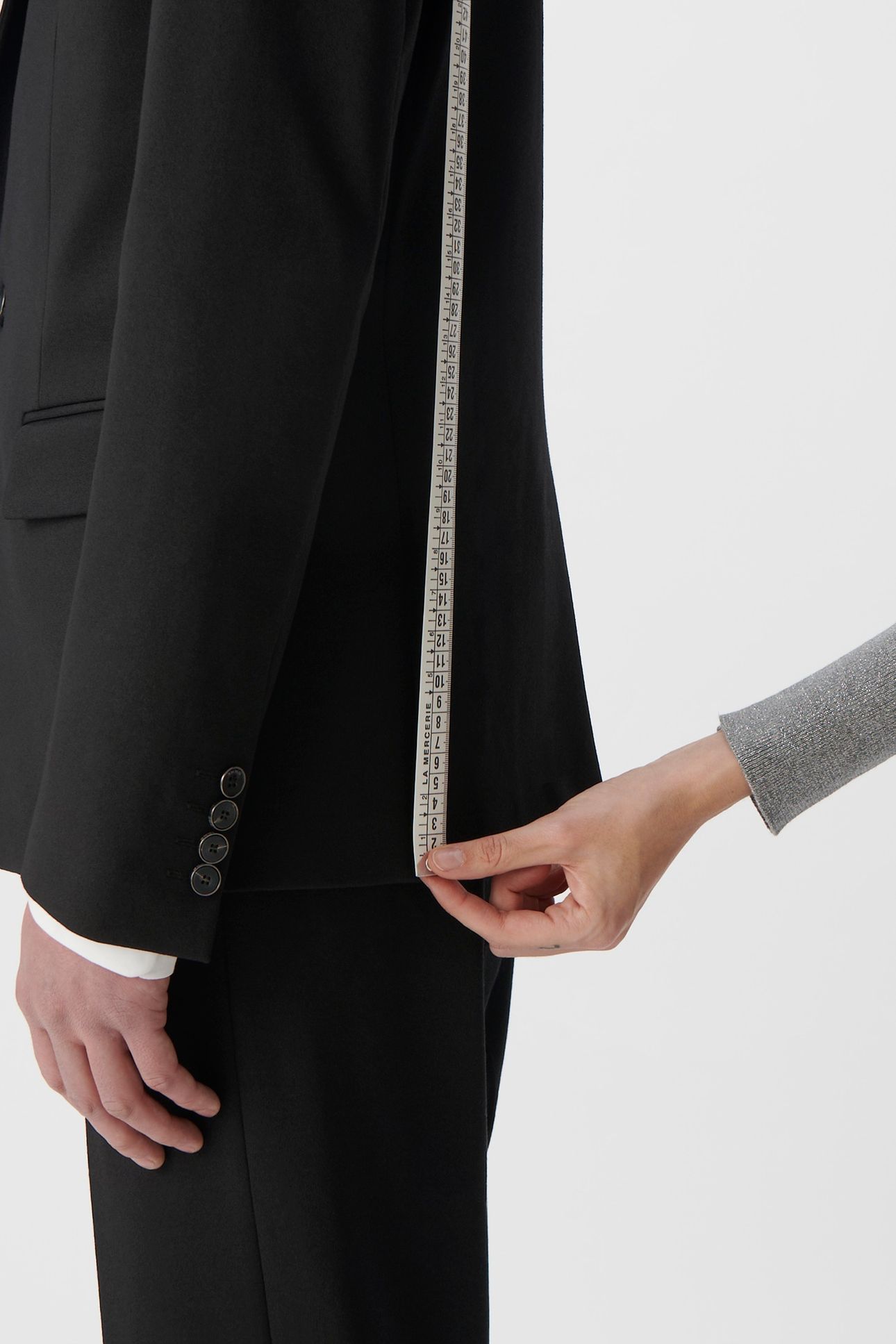 BLACK MILANO KNIT SLIM SUIT JACKET 7