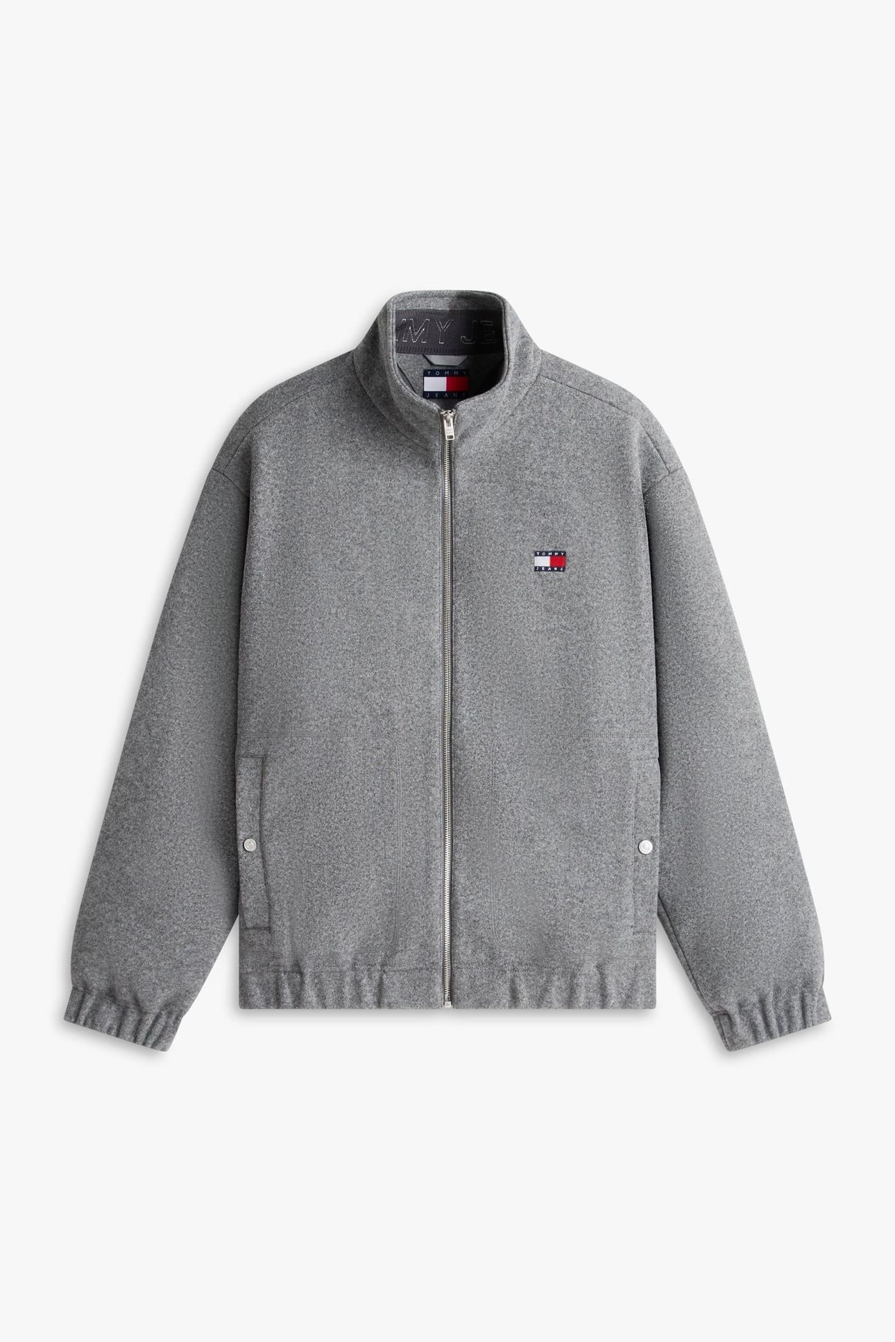 TJM ESSENTIAL WOOL JACKET MID GREY HEATHER 1