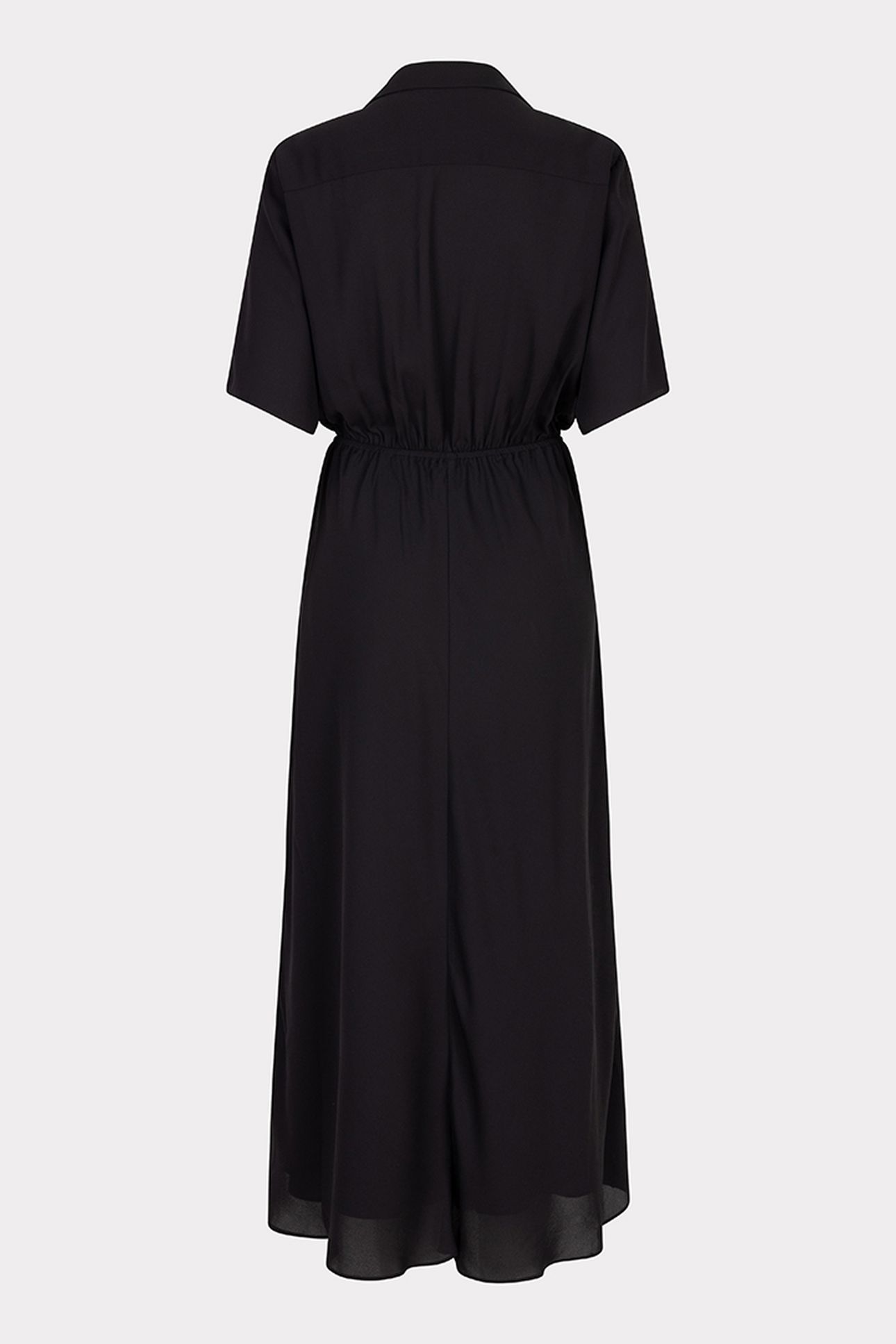 DRESS LONG KNOT S/SLVE BLACK 6