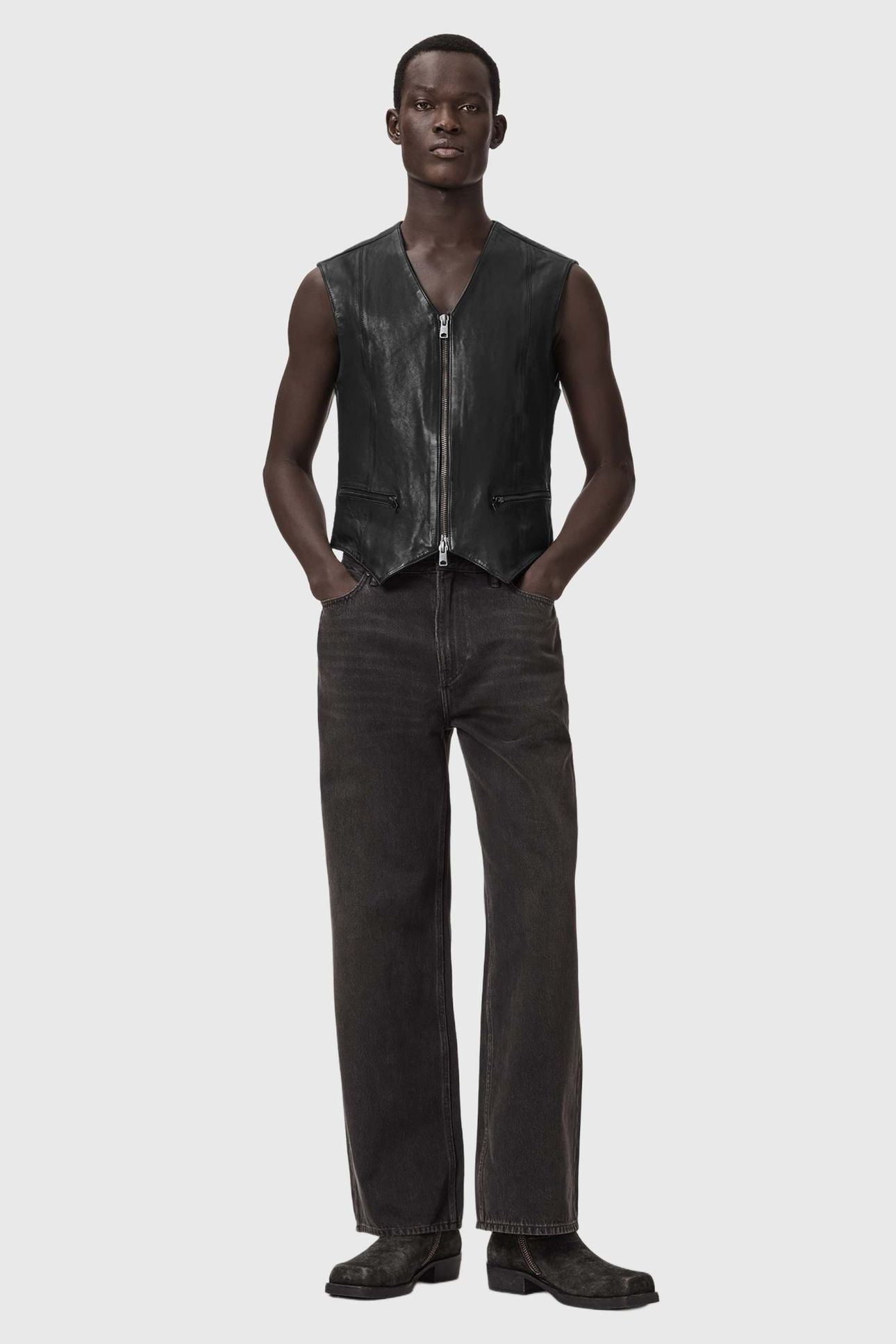 DAVIES WAISTCOAT BLACK 4