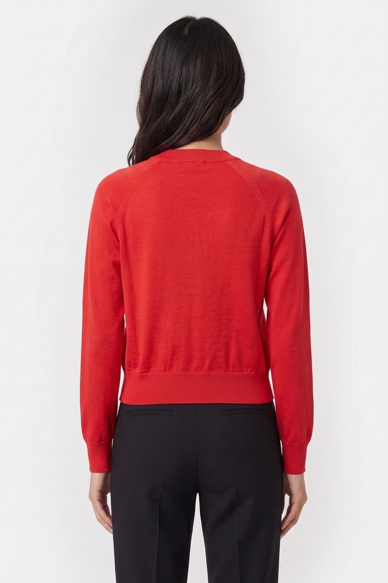 SWEATER V-NECK RED 3