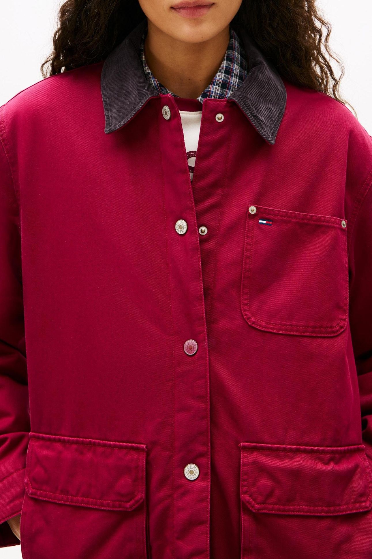 TJW TWILL JACKET LAVISH CERISE 4