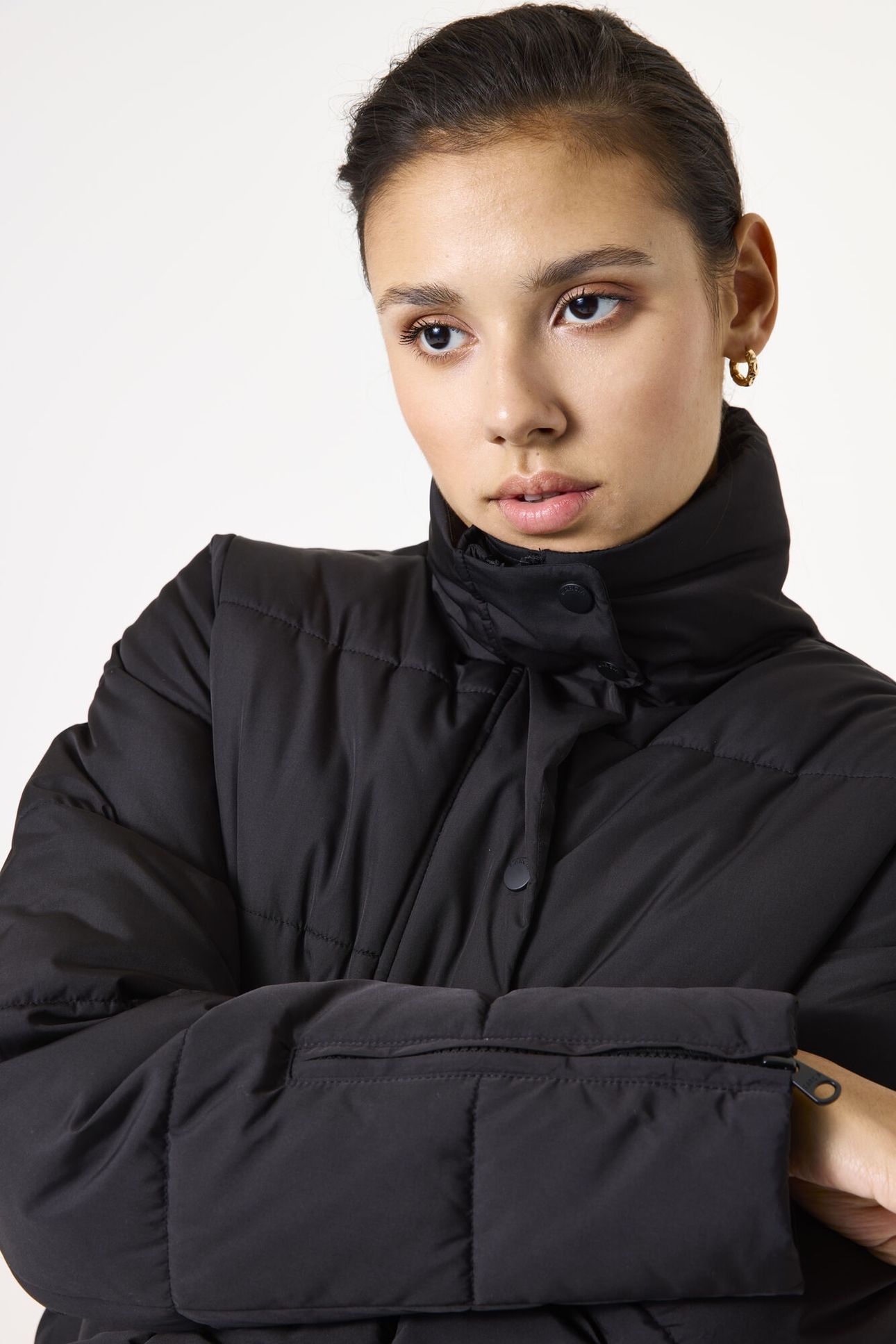 LADIES OUTDOOR JACKET BLACK 5