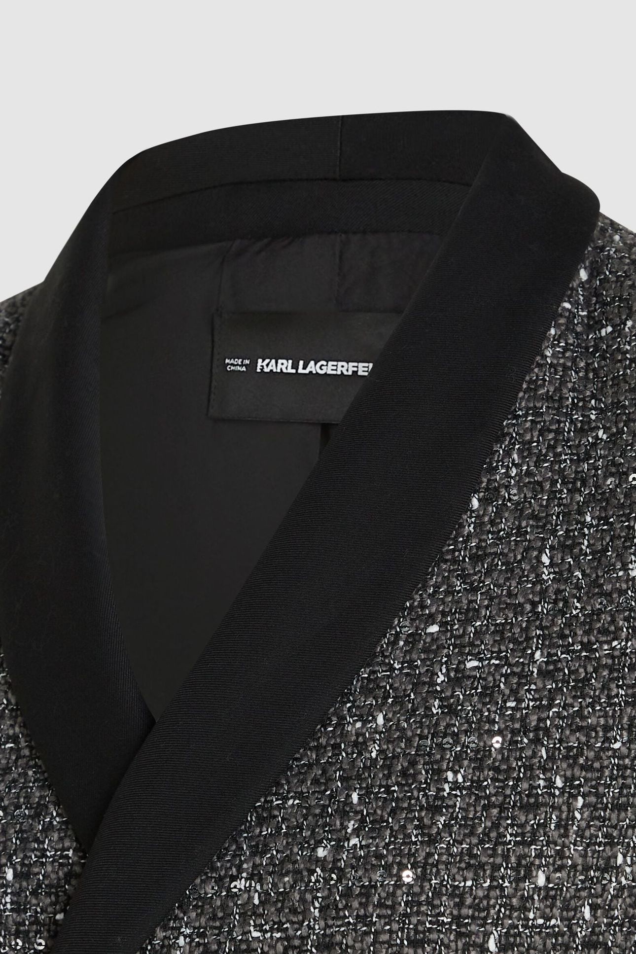 TAILORED BOUCLE BLAZER DRESS GREY BOUCLE 3