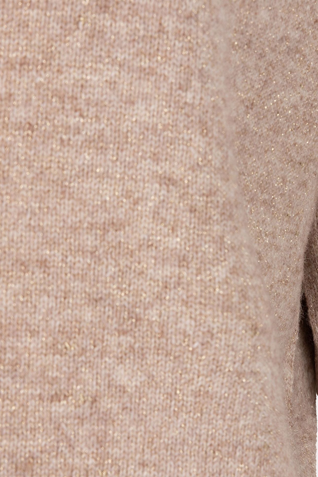 SWEATER S/SLVE WOOL TAUPE 6