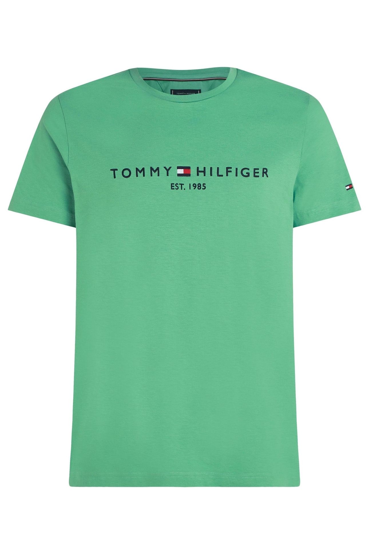 TOMMY LOGO TEE FORT GREEN 1