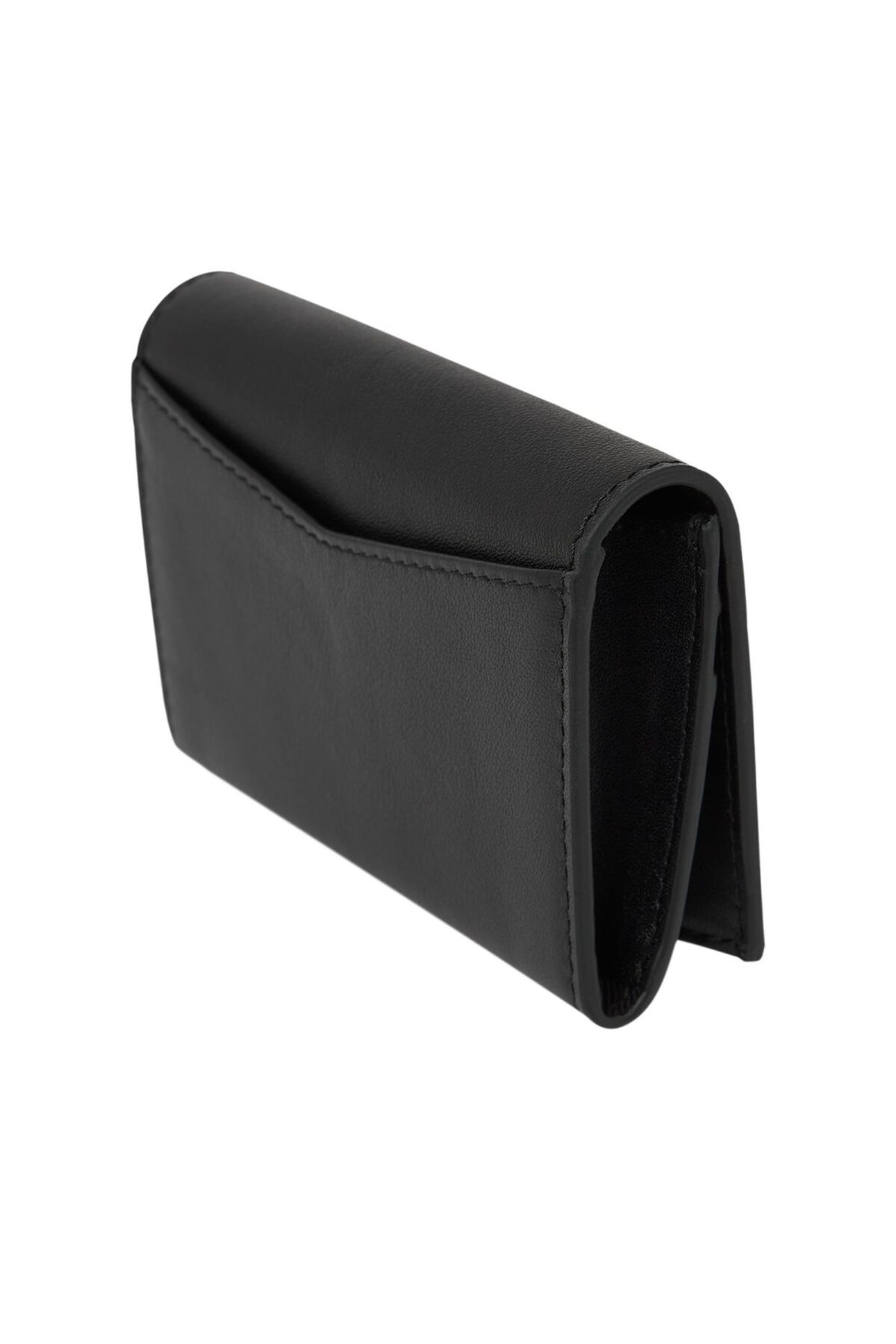 SIGNATURE LEATHER WALLET BLACK-NICKEL 5
