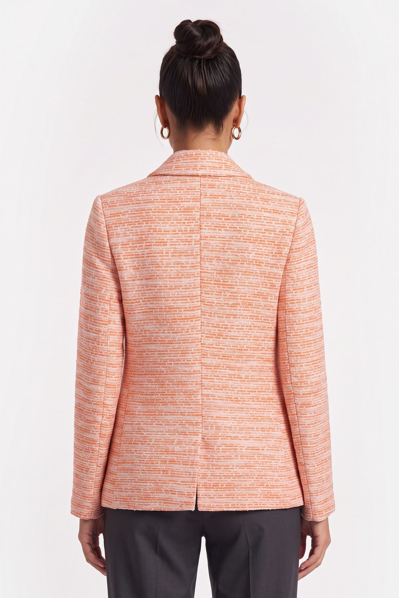 BOUCLÉ BLAZER ORANGE 2