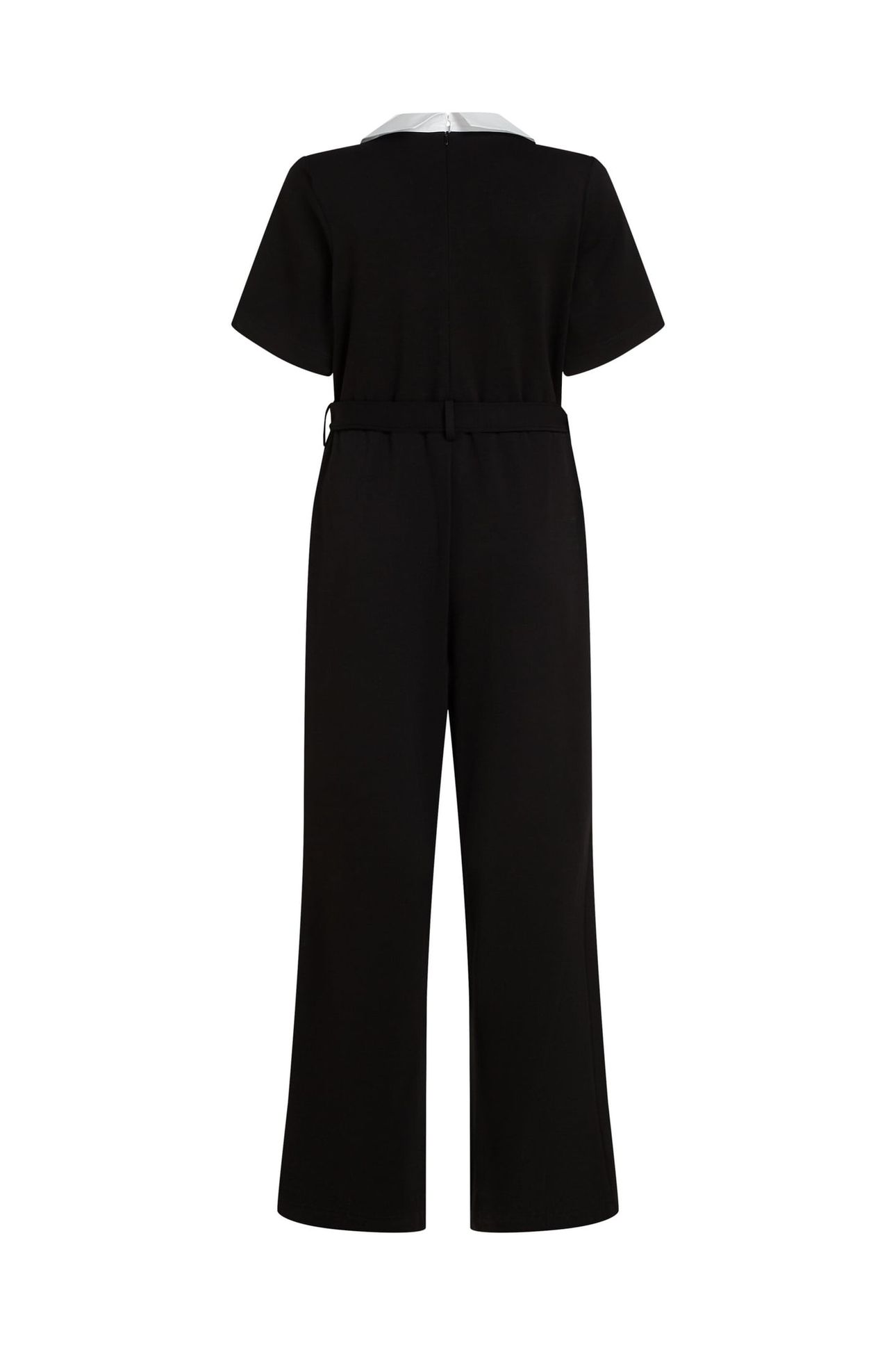 SIGNATURE COLLAR JUMPSUIT BLACK 5