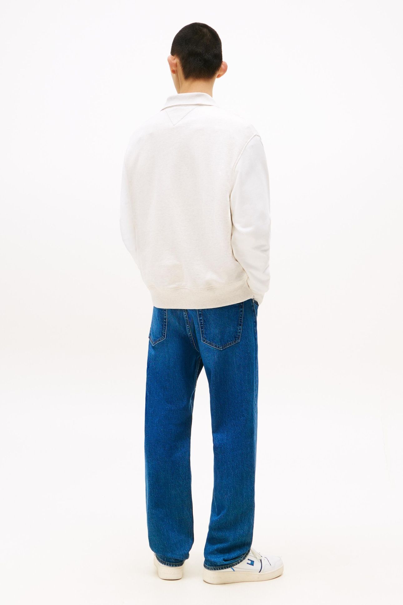 TJM RELAXED COLORBLOCK OAT MARL HEATHER 3