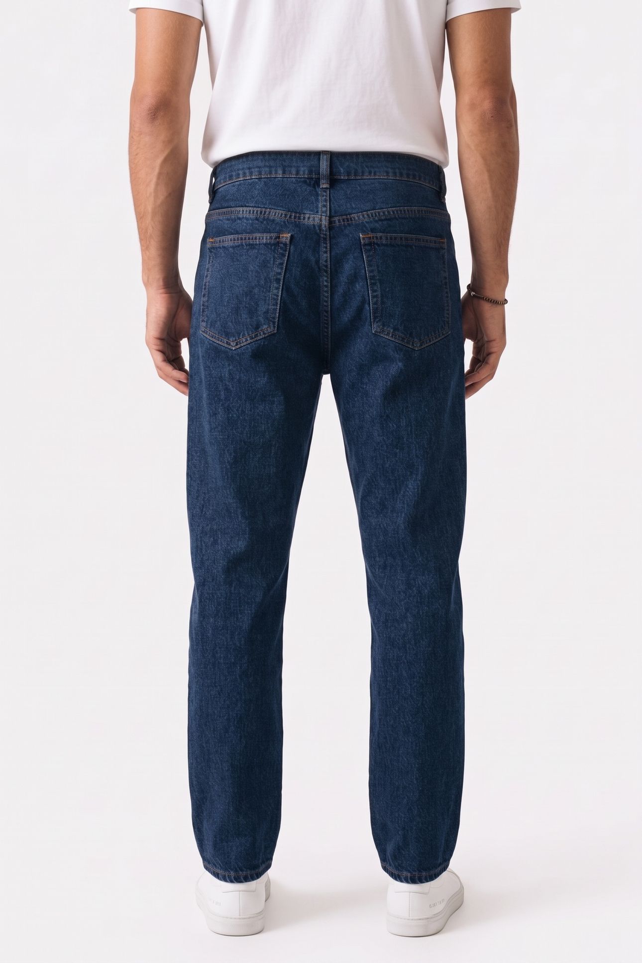 UNISEX SMALL NEW STANDARD WASHED INDIGO 5
