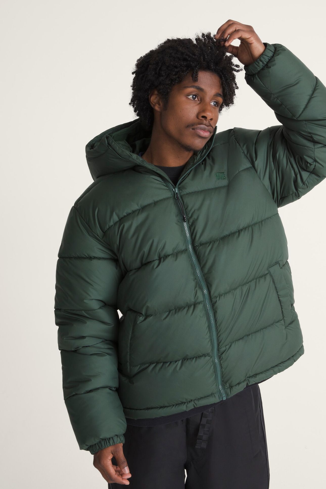 HILLGATE PUFFER OIL GREEN 2
