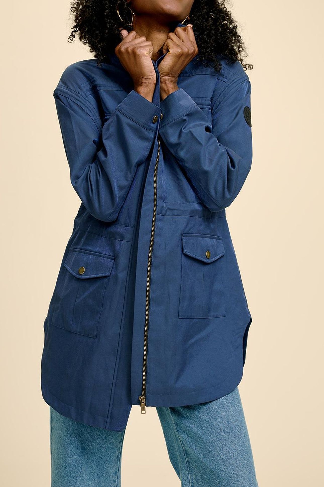 DIVINE _ IRIDESCENT COSMOS BLUE PARKA 1