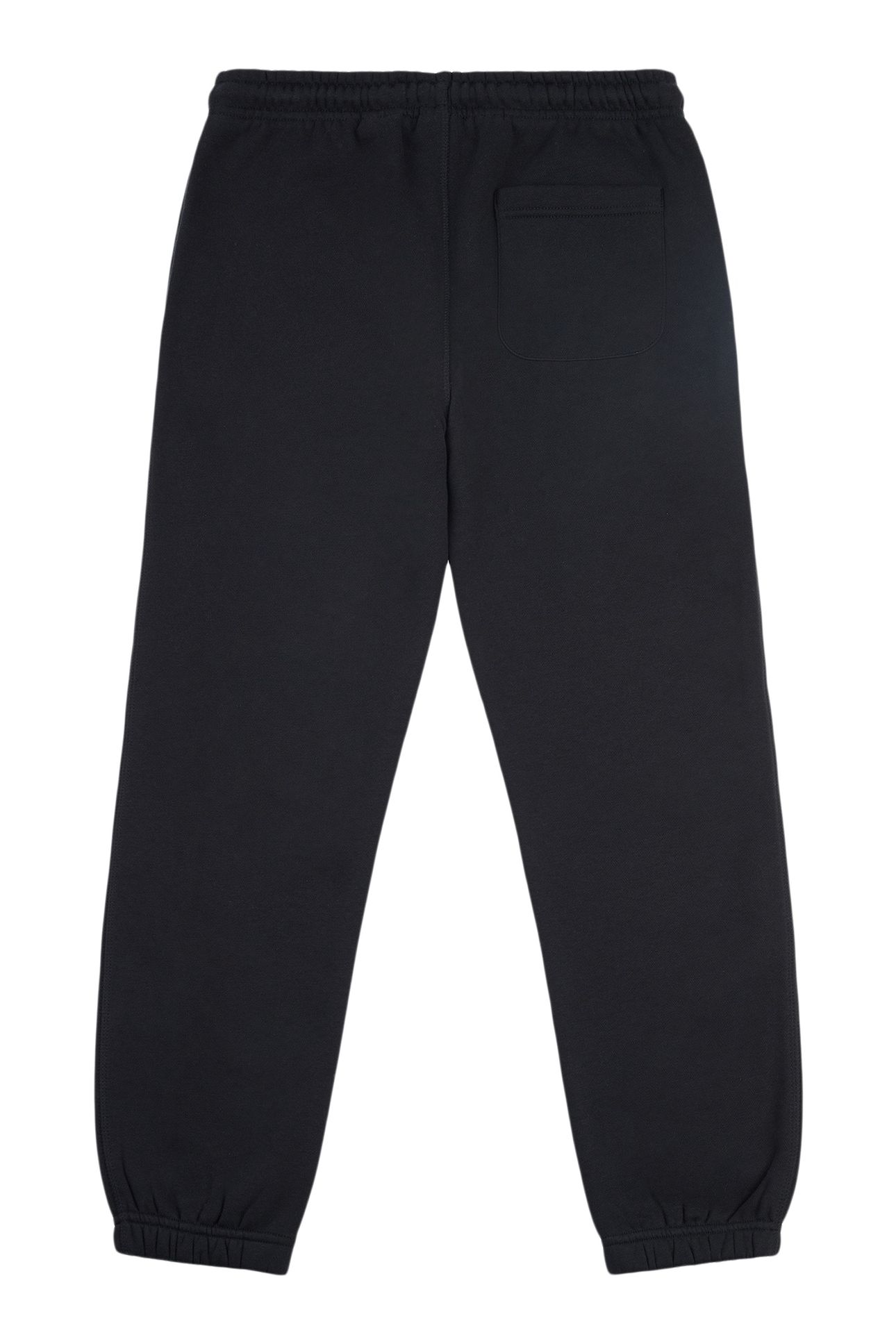 BOYS BRUSH BACK SMALL LOGO JOGGER BLACK 4