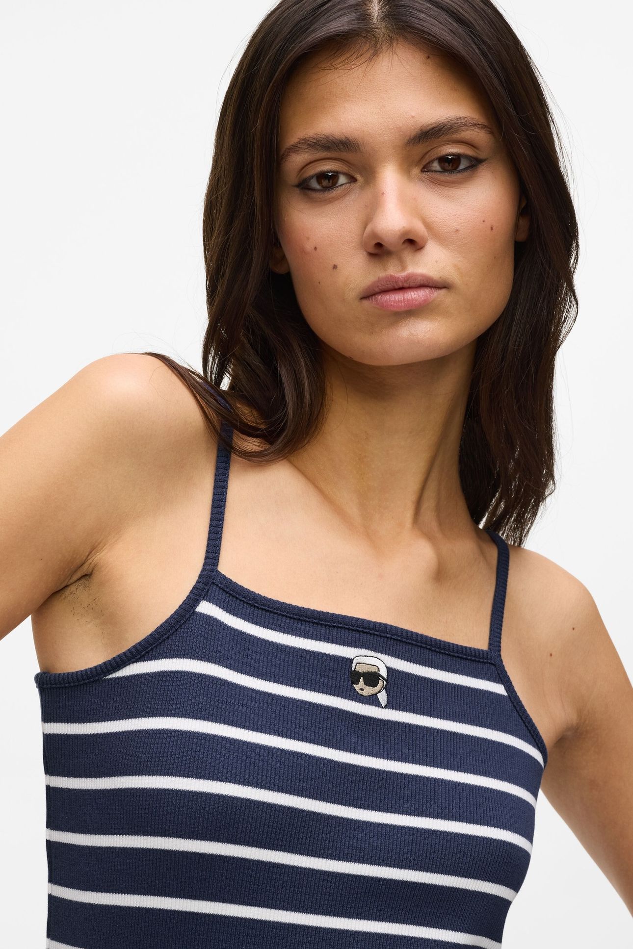 IKON STRIPED TANK TOP MEDIEVAL BLUE-WHITE 6