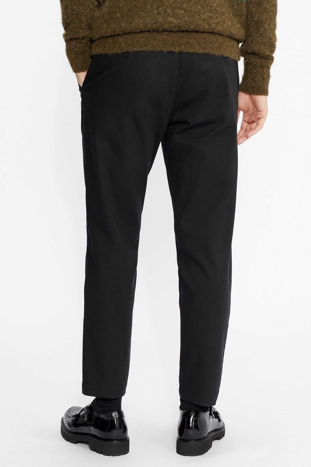 GENBEE REGULAR FIT CHINO BLACK 2