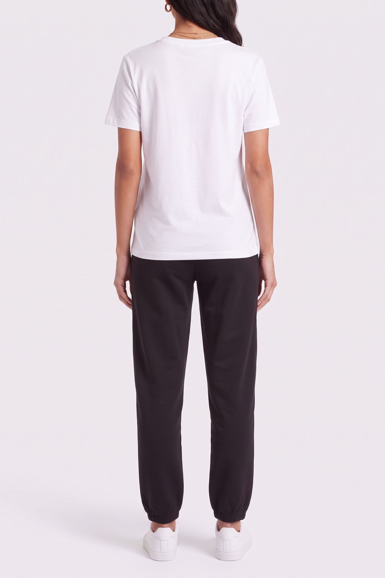 FLATLOCK RELAXED JOGGER PANTS BLACK 2