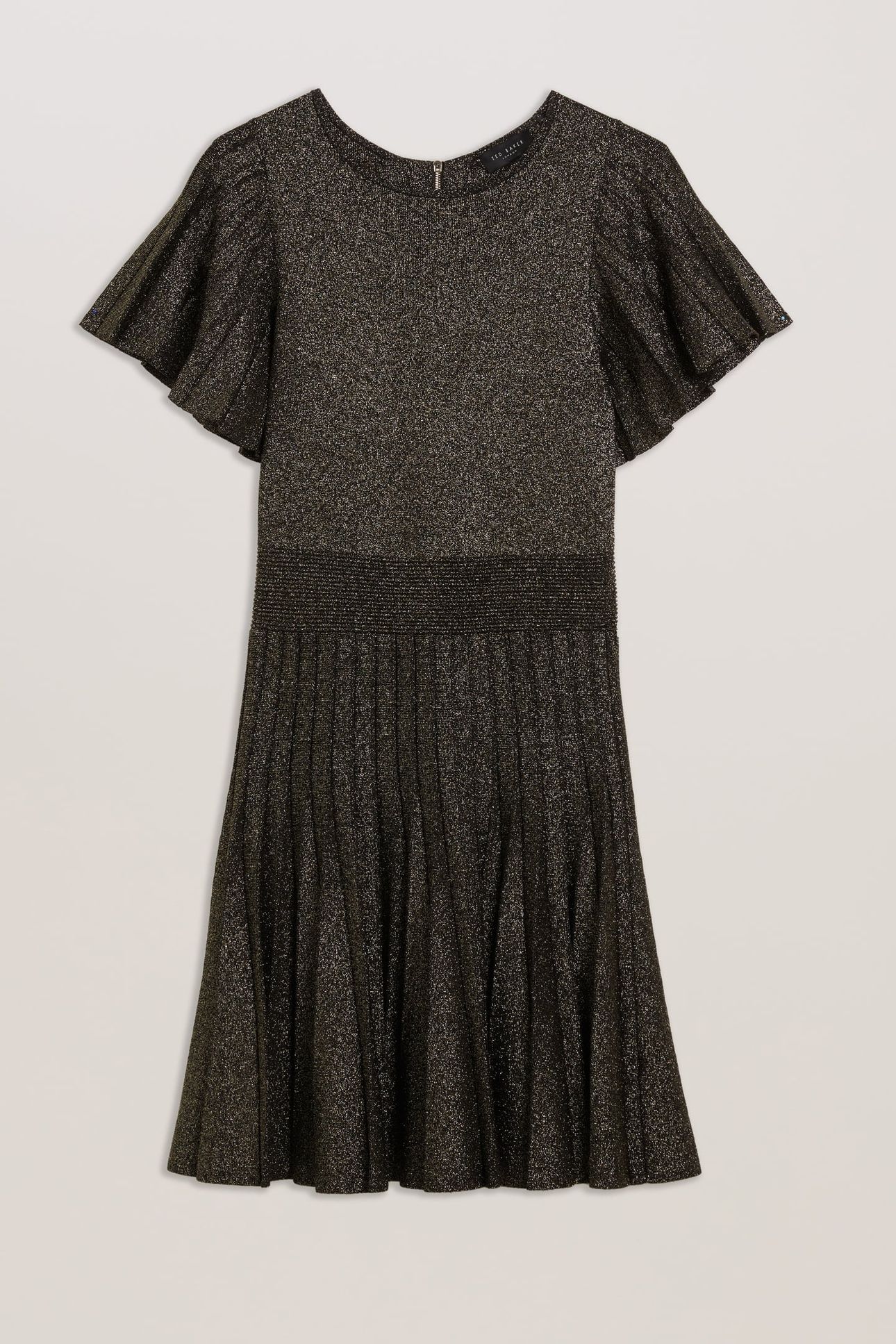 MADISNN METALLIC ANGEL SLEEVE KNIT BLACK 3