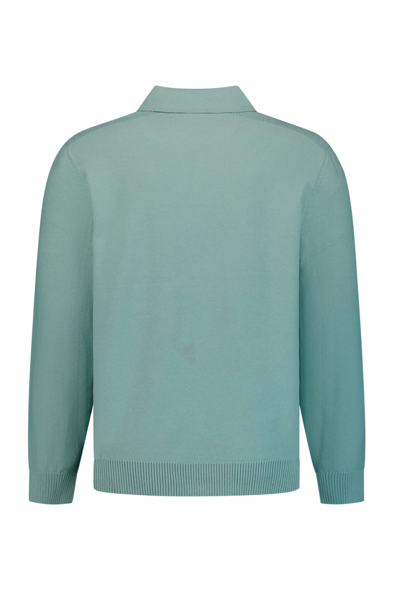 PULLOVER V-COLLAR SHOULDER DETAIL DUSTY BLUE 6