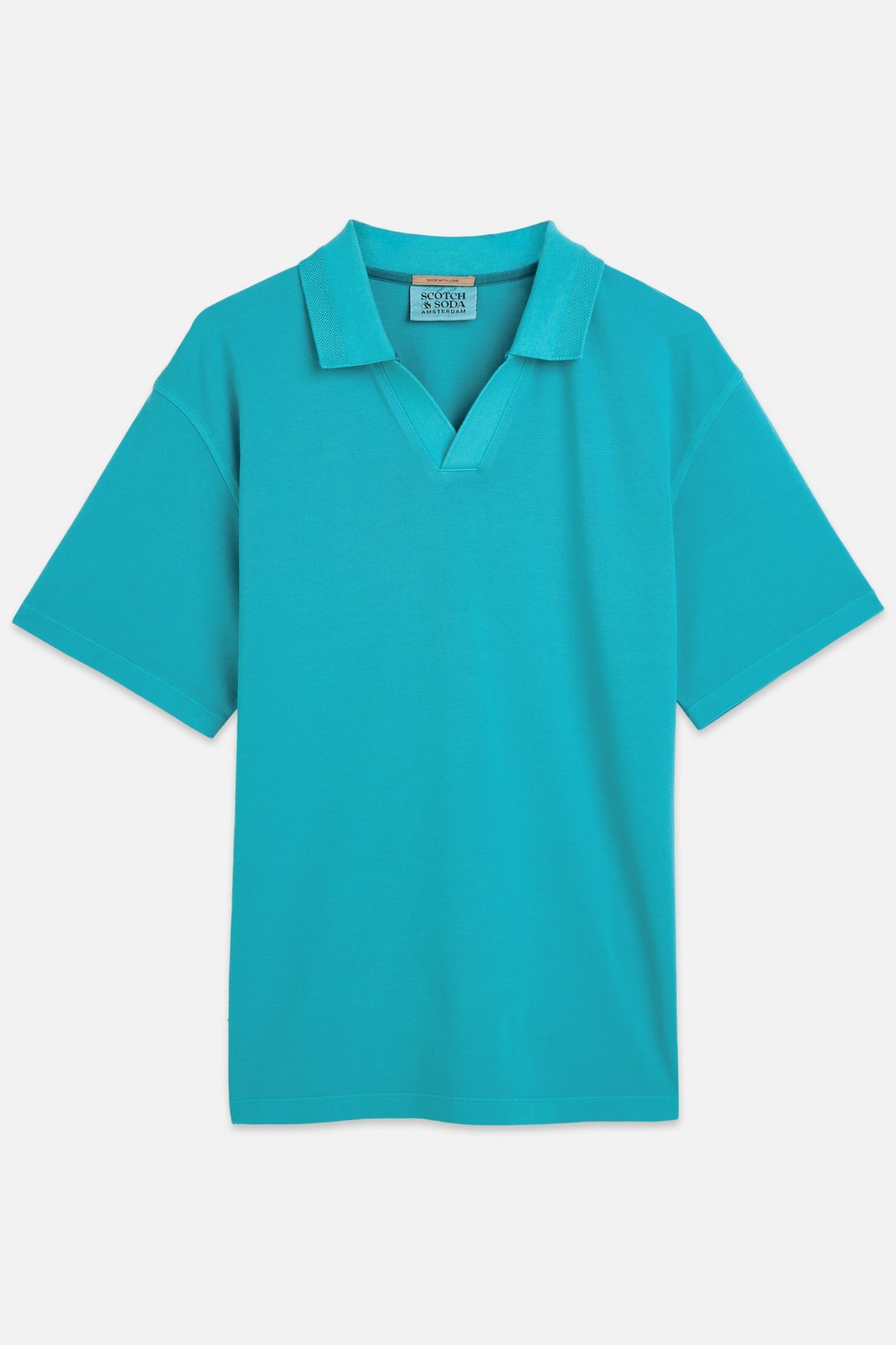 3 CROSSES PIQUE RELAXEDFIT GARMENTDYED POLO NAVY 4