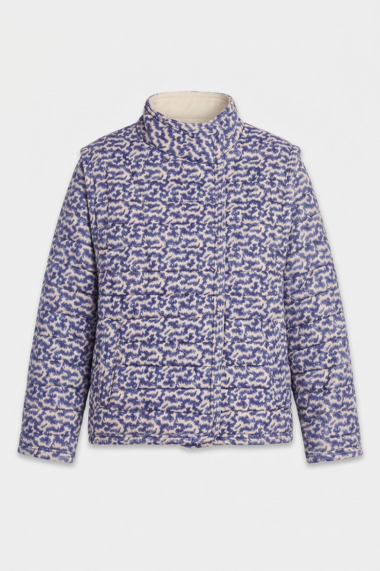 ARETA JACKET BLUE ECRU 3