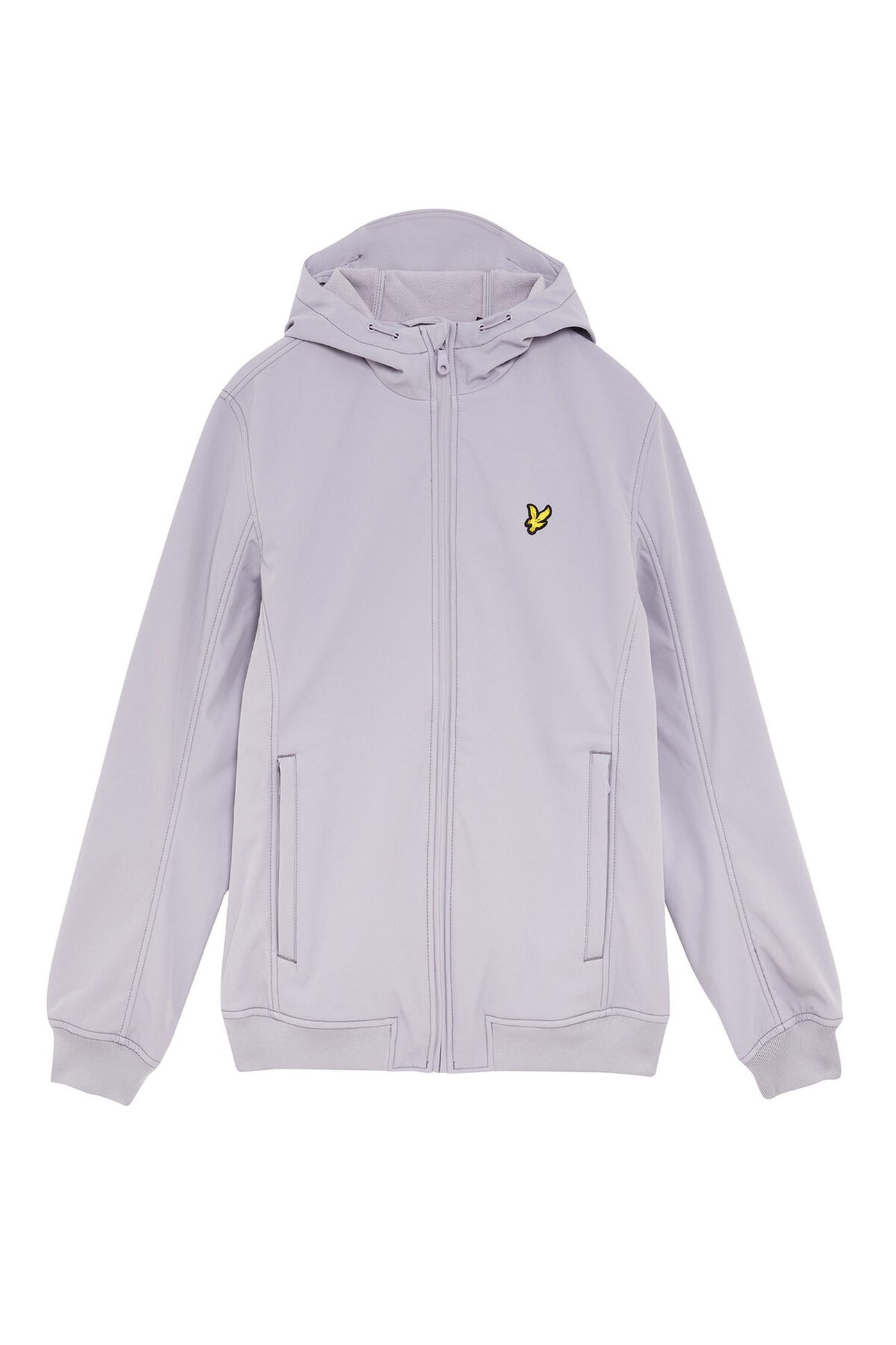FLEECE BACK SOFTSHELL JACKET ASH LILAC 4