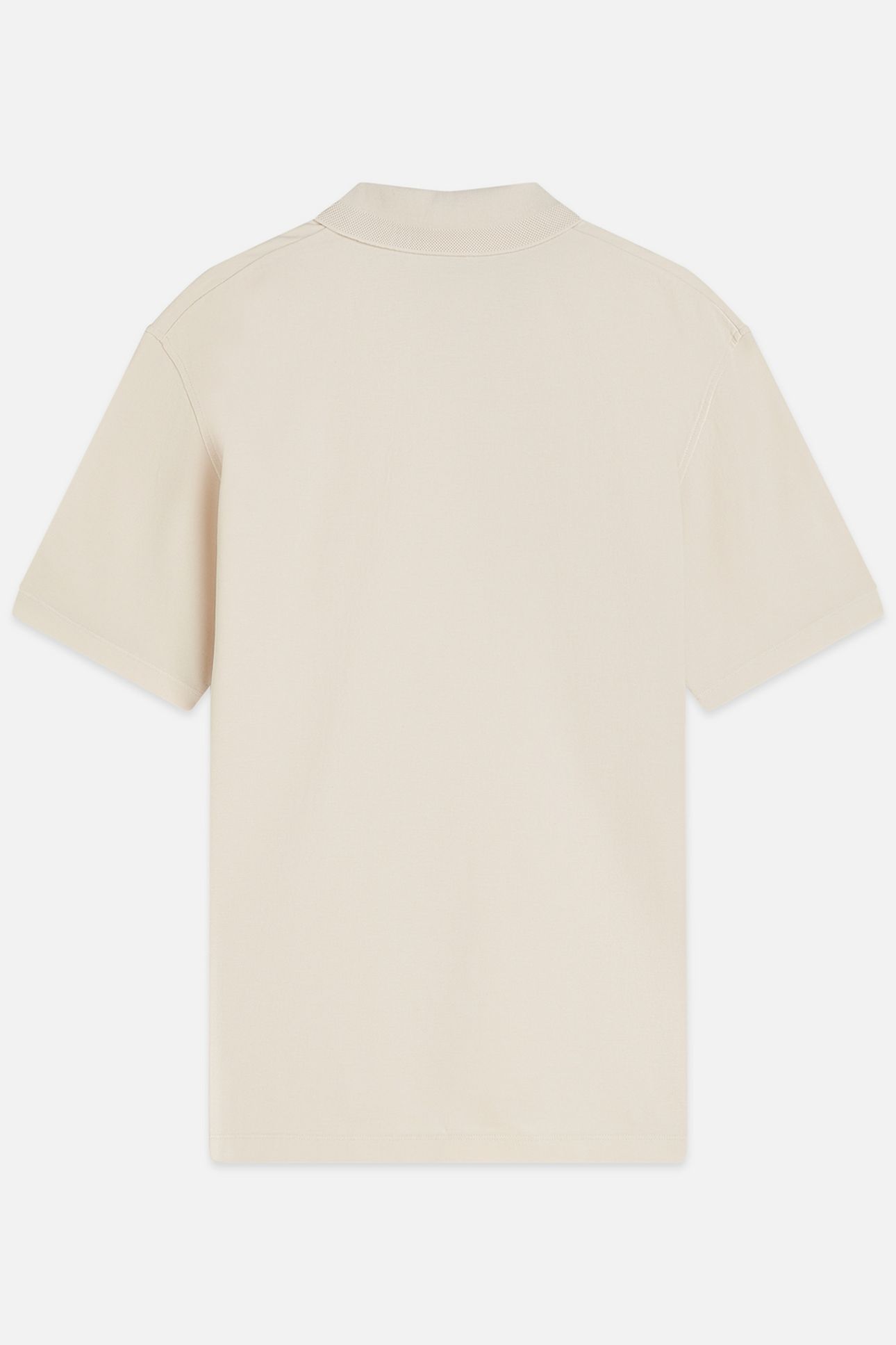 3 CROSSES PIQUE RELAXEDFIT GARMENTDYED POLO LIGHT BEIGE 4
