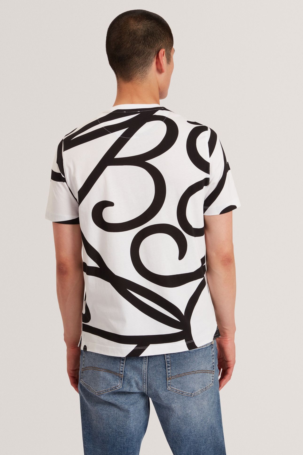 SS TB SCRIPT T SHIRT WHITE 2