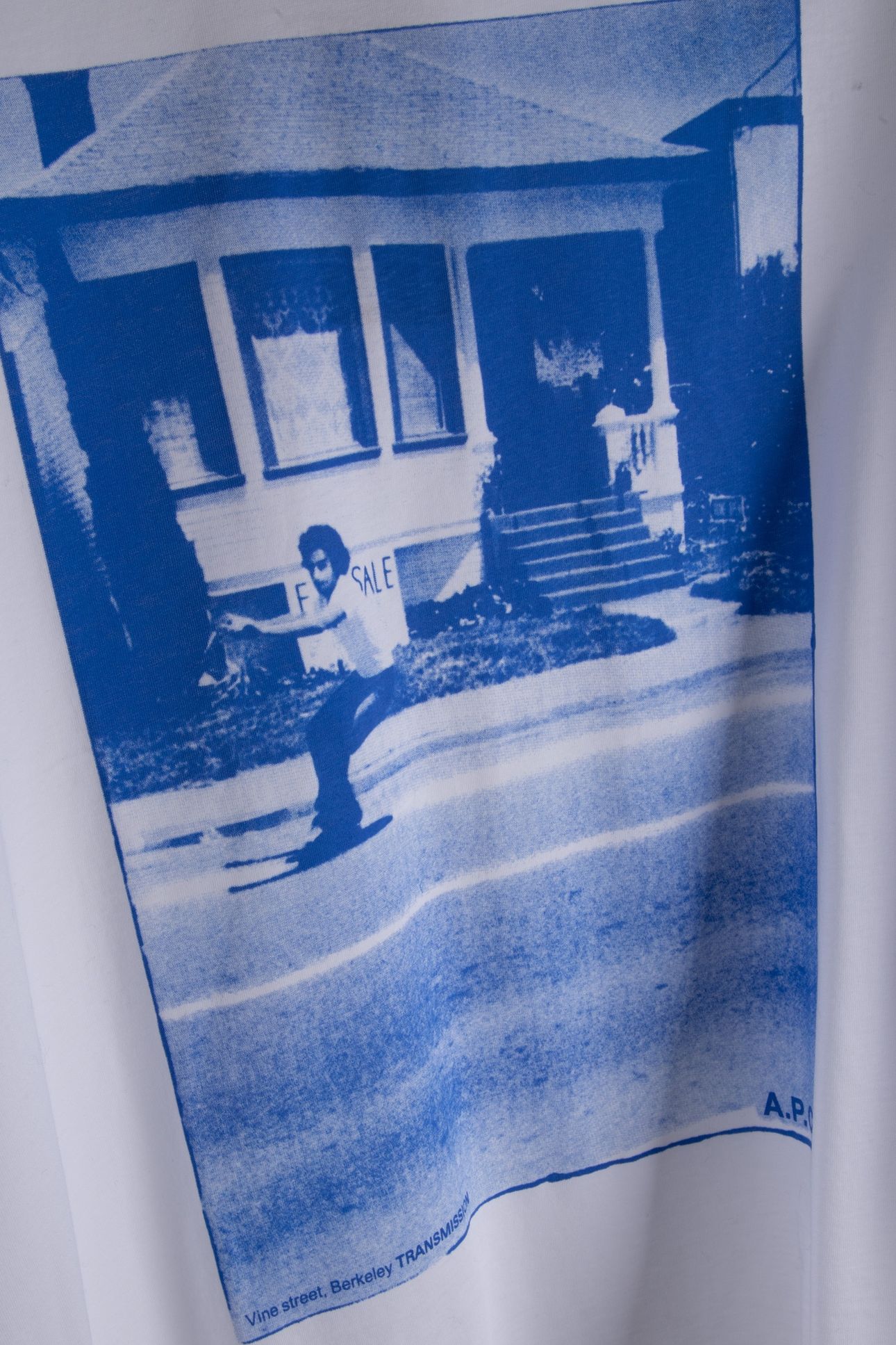 UNISEX T-SHIRT MC CALIFORNIA BLUE 7