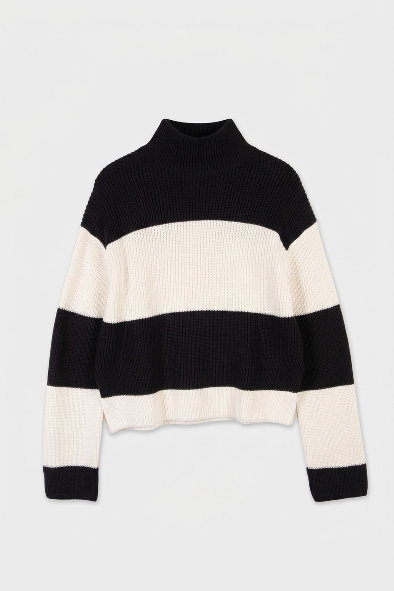 CHUNKY LOOSE HIGH NECK BLACK COMBO 3