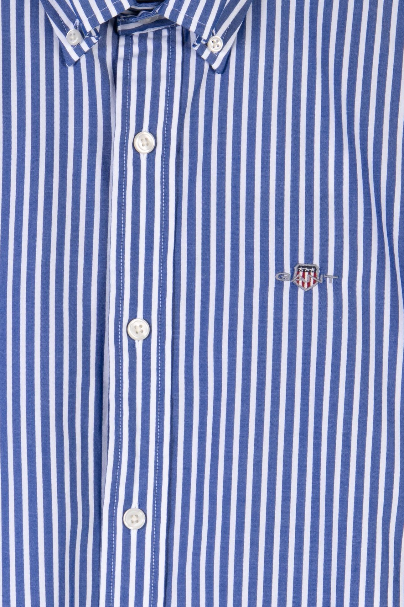 SLIM CLASSIC POPLIN STRIPE SHIRT COLLEGE BLUE 3