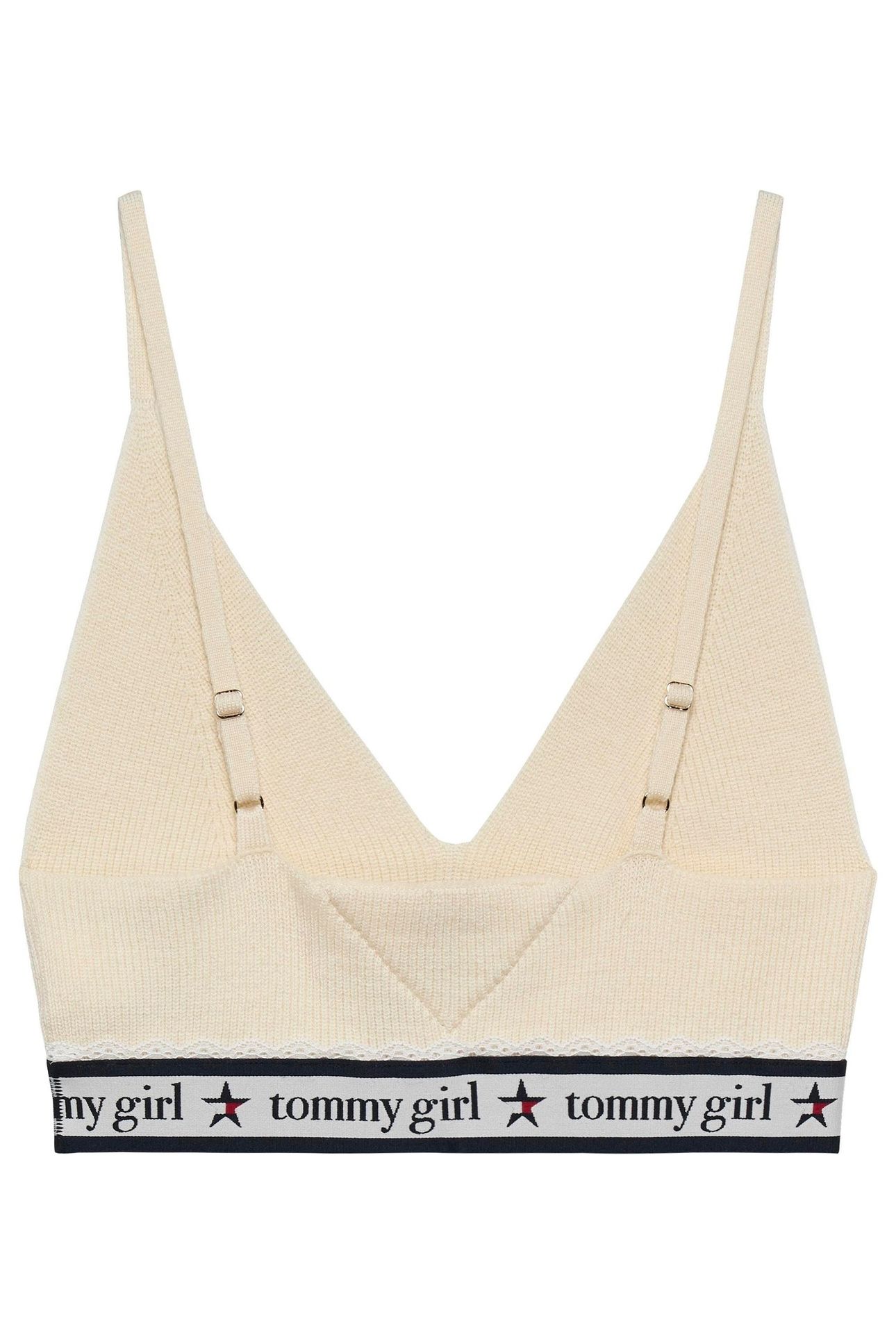 TG KNITTED WOOL BRA CREAMY WHITE 2