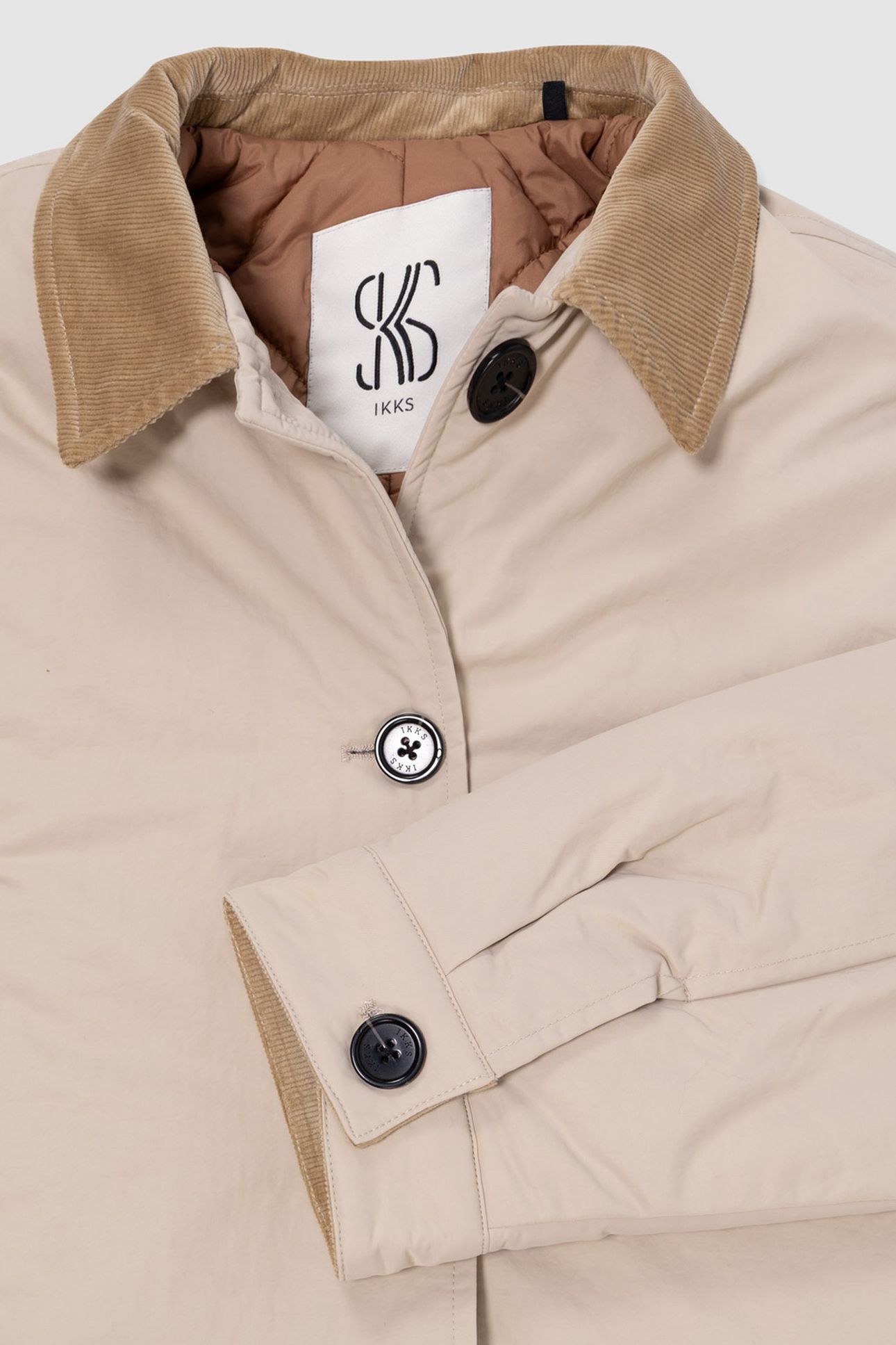 GIRLS’ BEIGE TRENCH COAT WITH VELVET COLLAR 4