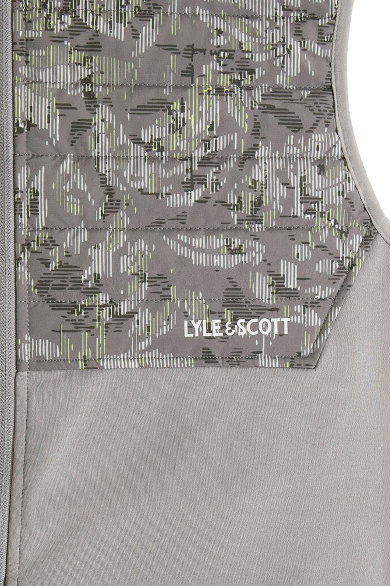 GOLF PRINTED WINDJAMMER FULL ZIP VEST TRUE IRON 5