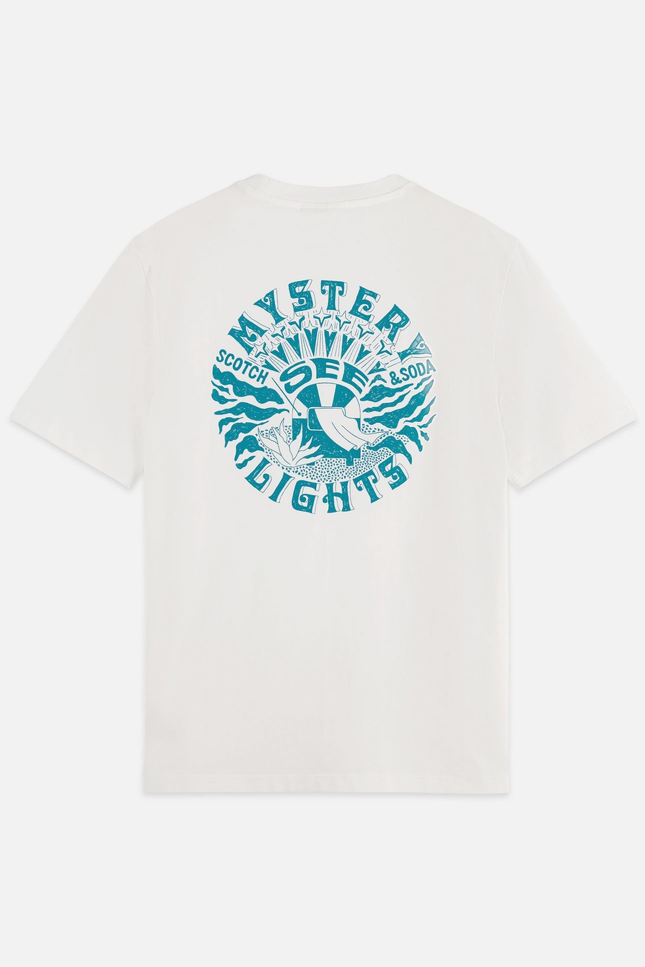 FRONT AND BACK ARTWORK REGULAR-FIT T-SHIRT WHITE/PASTEL 5