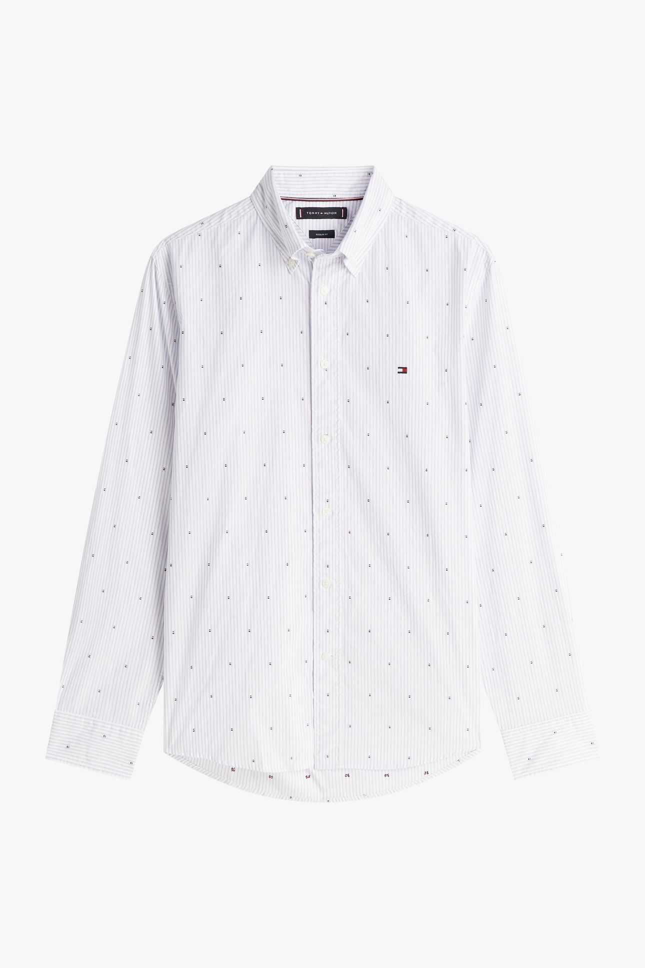 FLEX POPLIN SHIRT SWEET BLUE/STRIPE 4