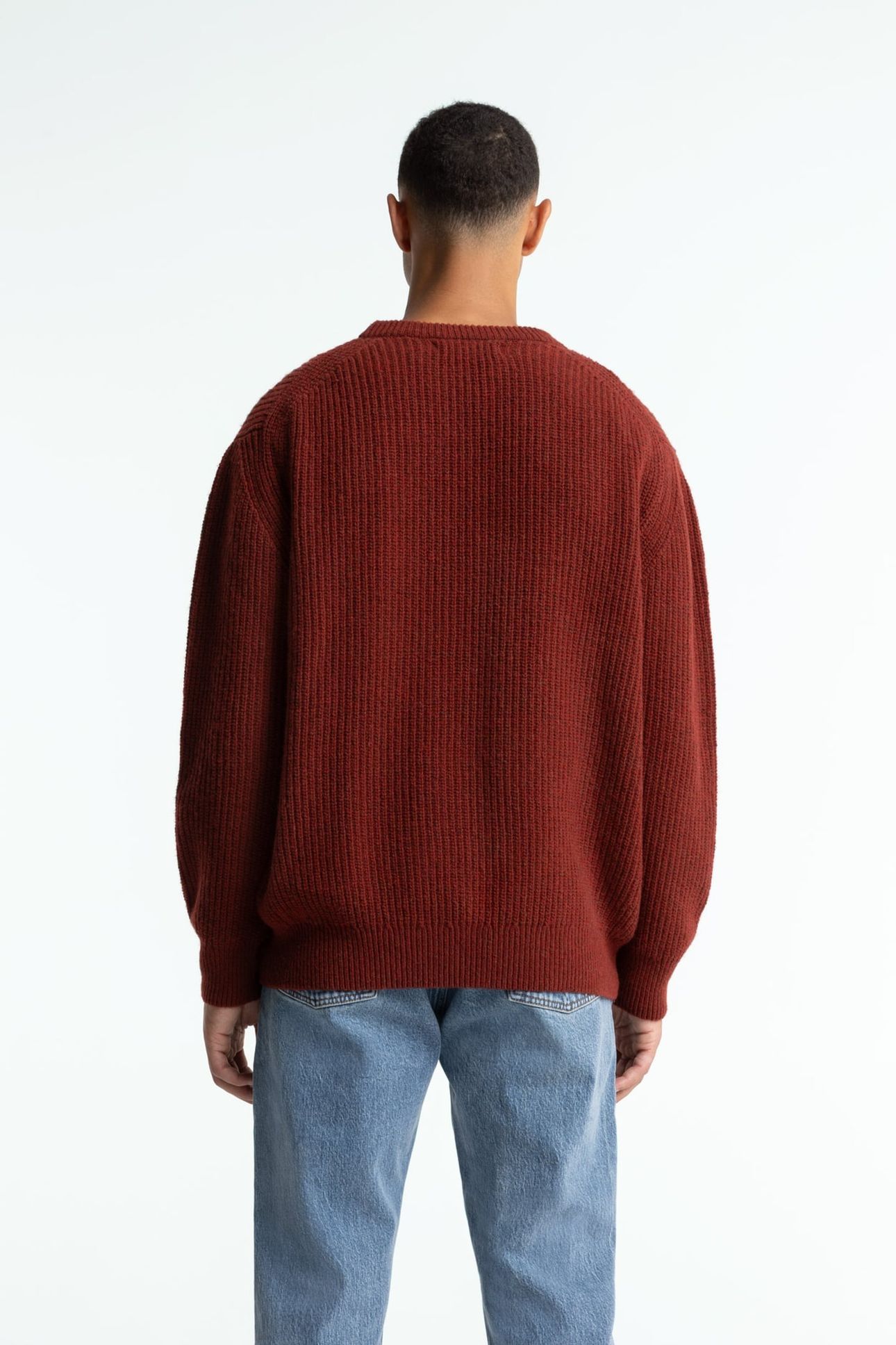 HECTOR KNIT L/S MADDER BROWN 2
