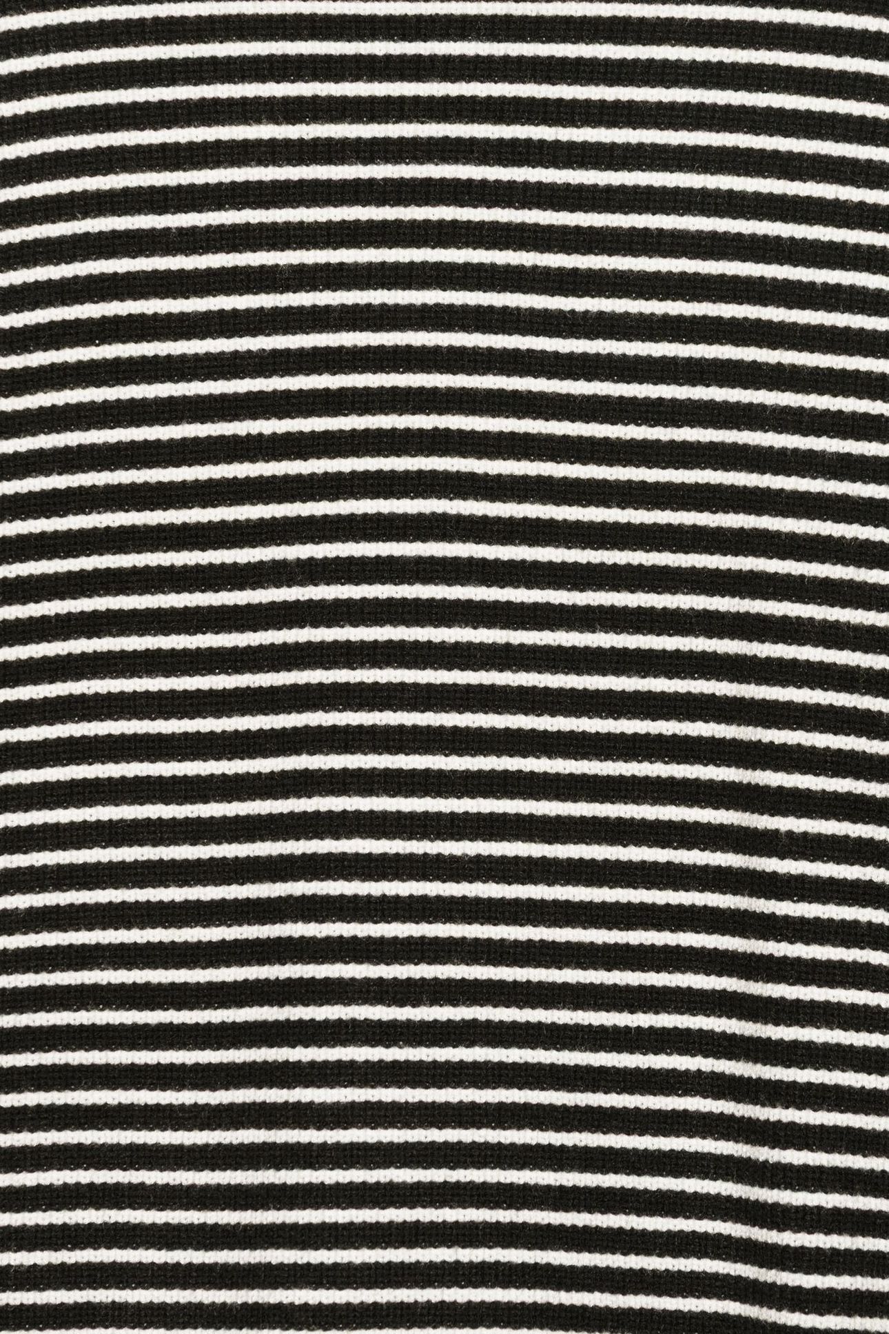 BLACK KNIT SAILOR SWEATER WITH WHITE STRIPES 6