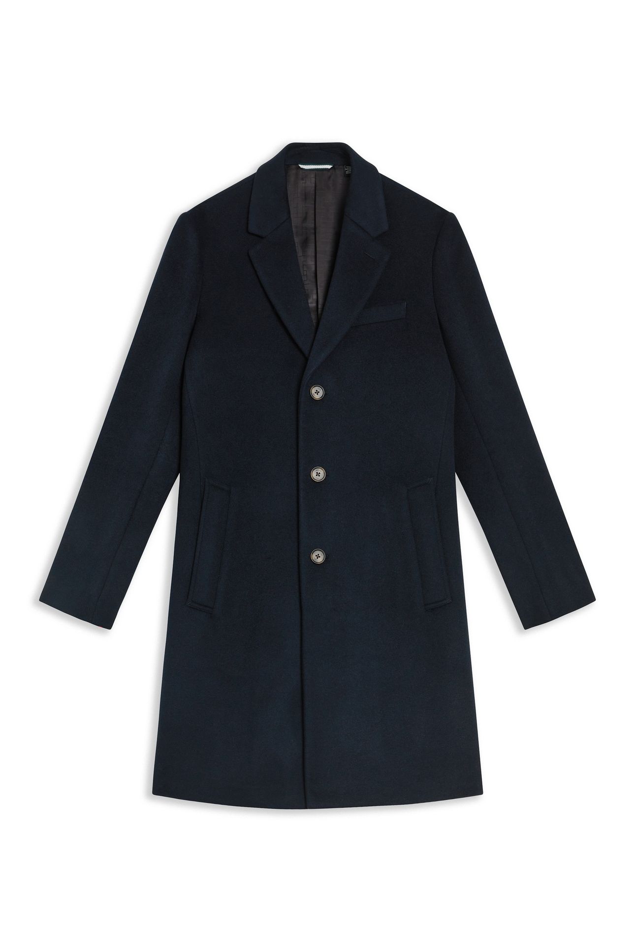 RUEBY WOOL BLEND CITY COAT NAVY 4