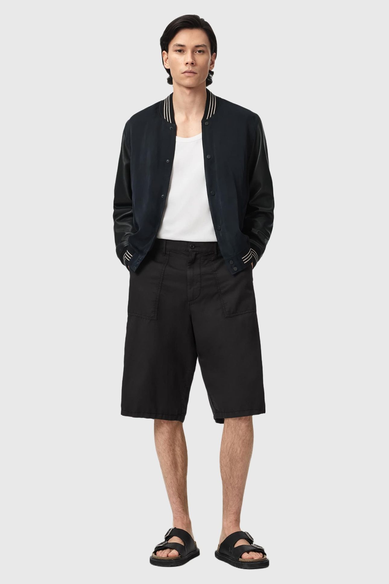 TAISHI BOMBER NAVY/BLACK 3