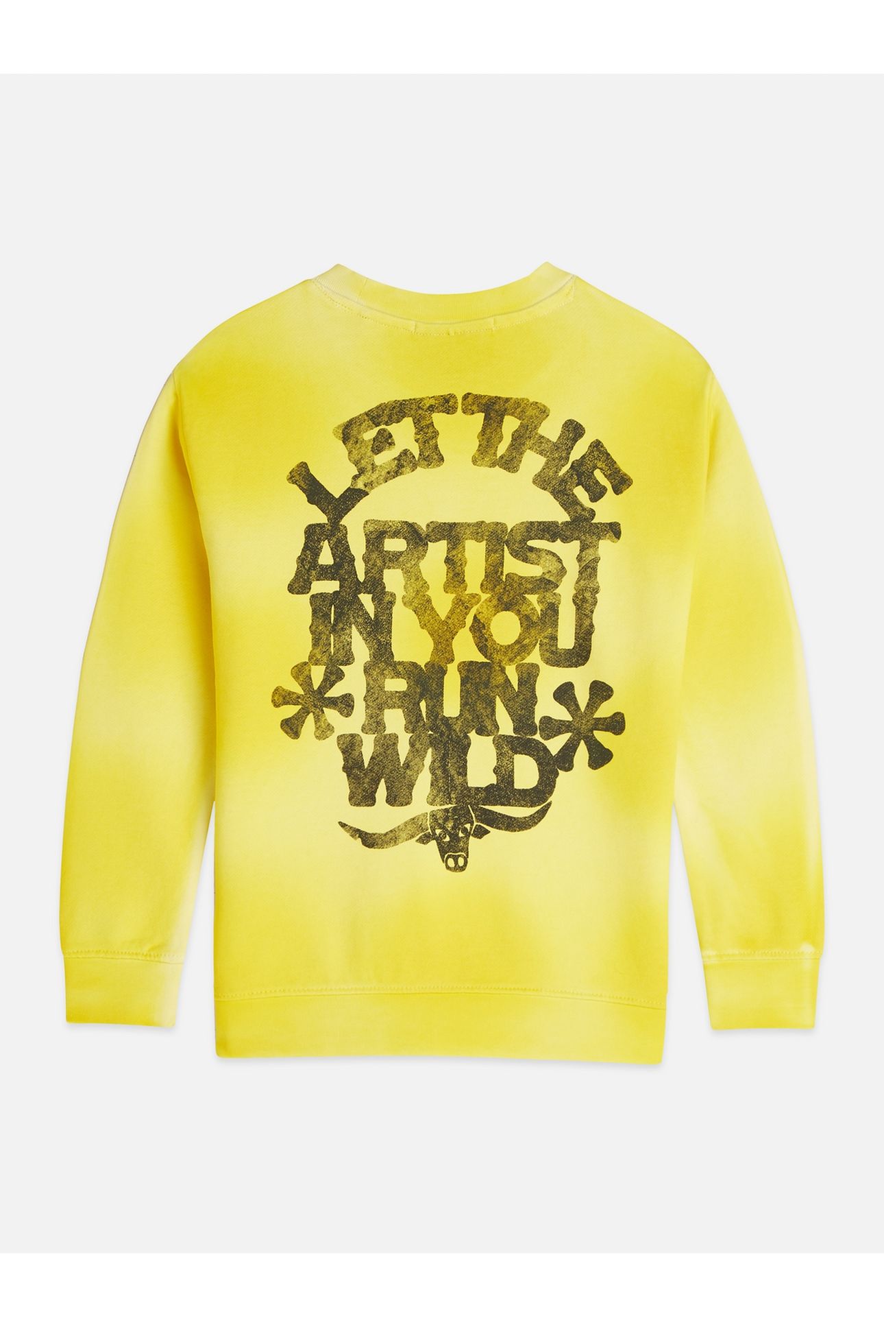 BOYS FRONT AND BACK ARTWORK RELAXEDFIT WASHED SWEATSHIRT MED 2