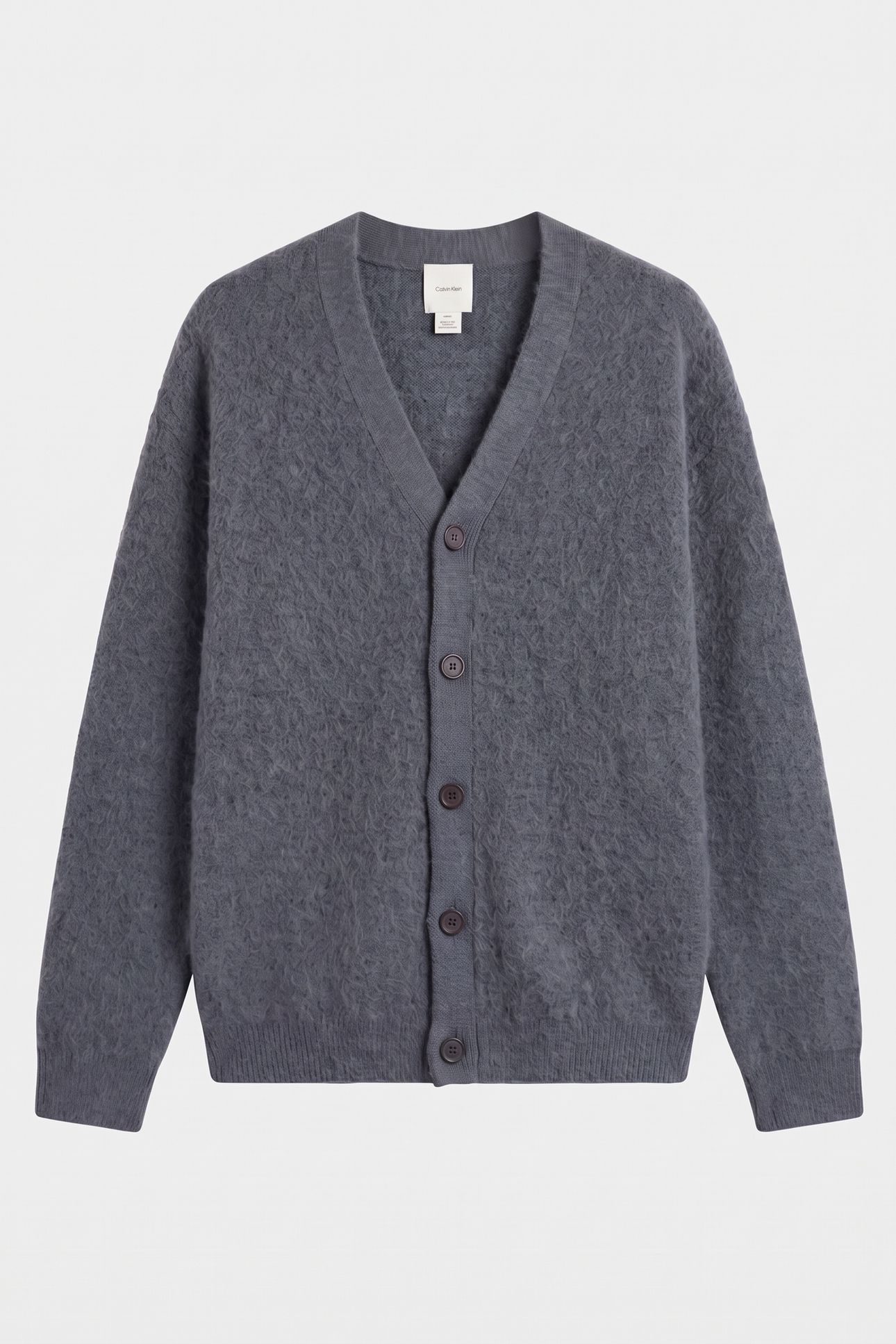 LS BRUSHED ALPACA CARDIGAN HARLEM NIGHT BLUE 3