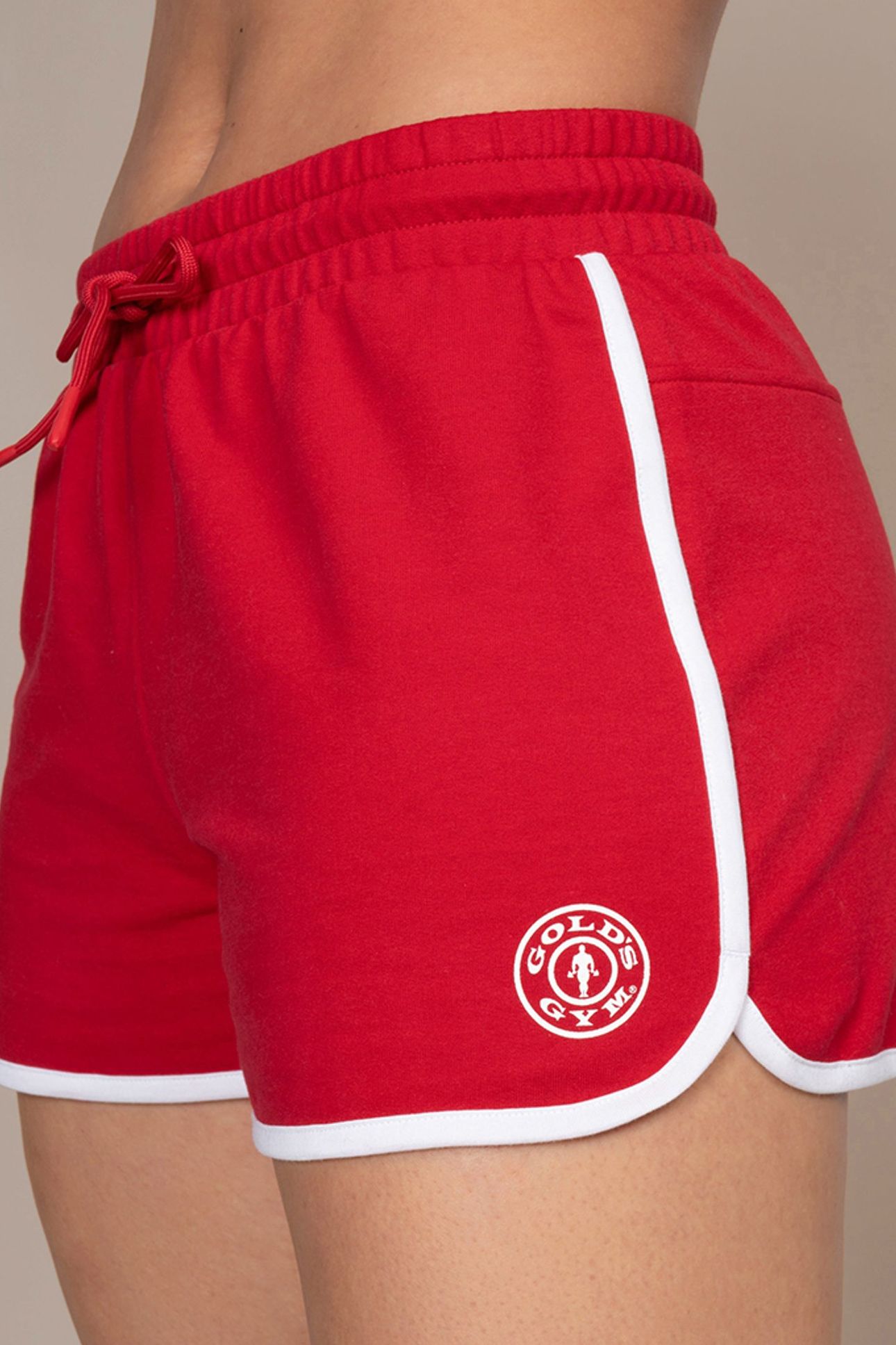 LADIES SWEAT HOTPANTS RED 5