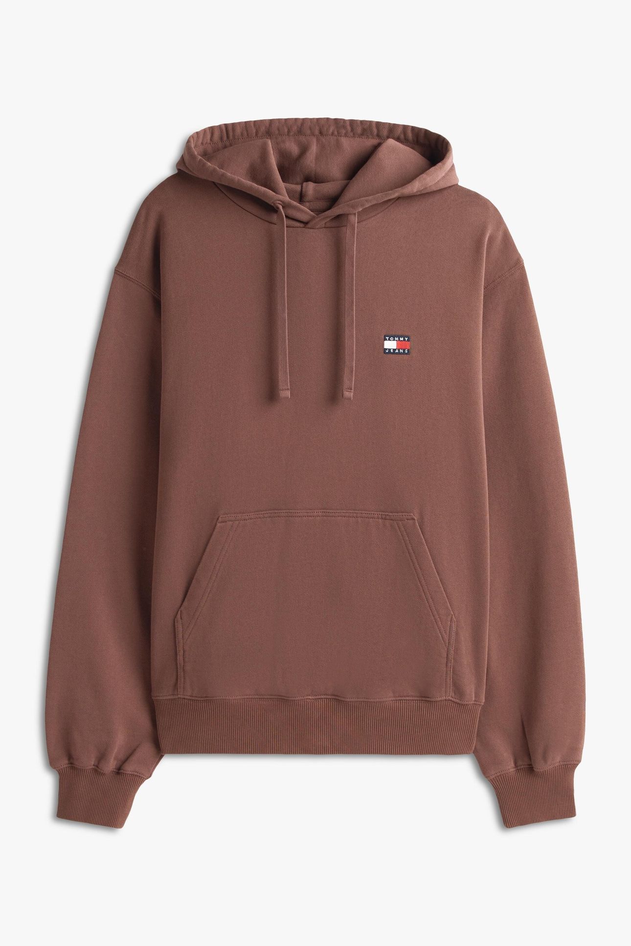 UNISEX TJ BOXY BADGE HOODIE BLACK WALNUT 9