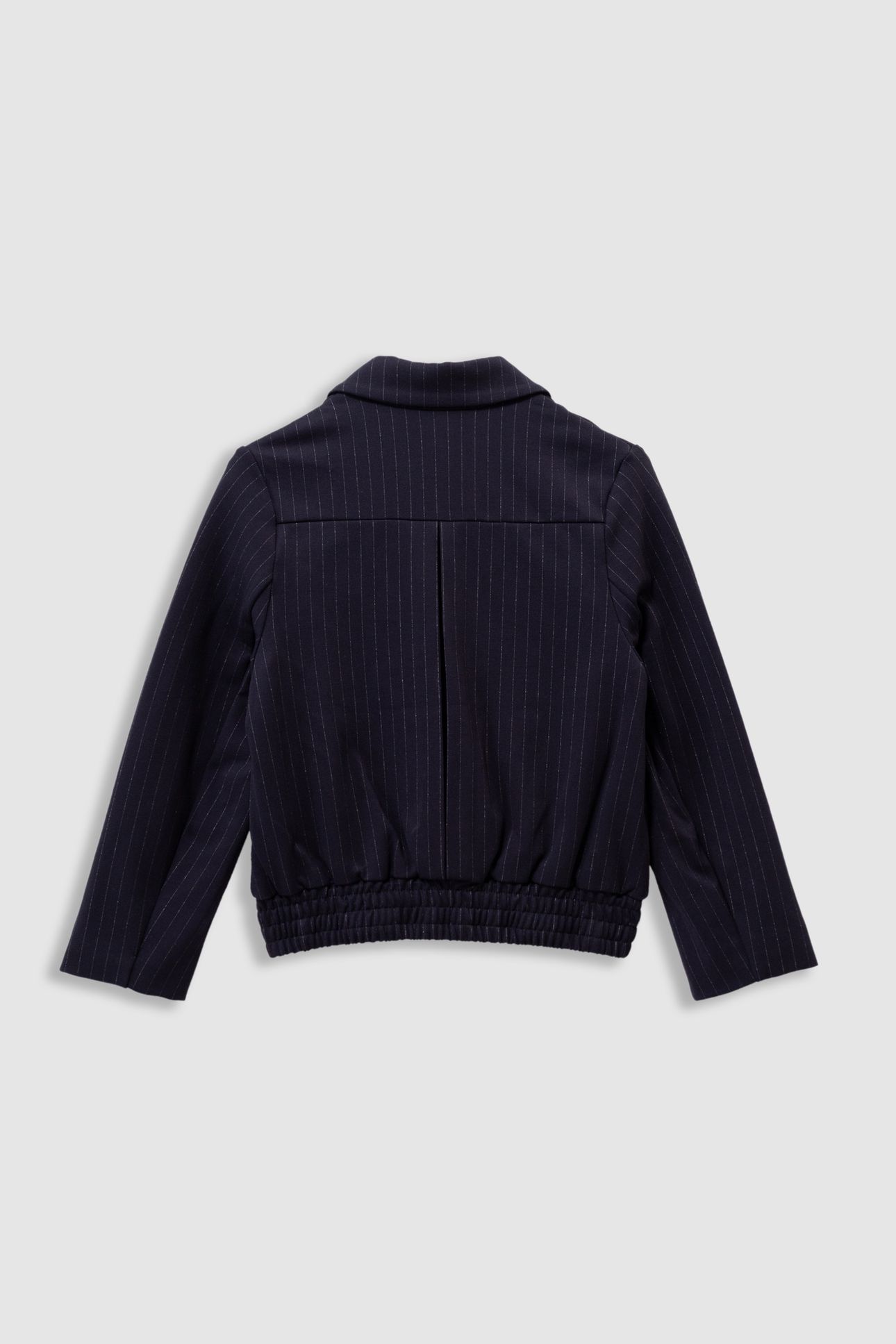 GIRLS’ NAVY PINSTRIPE SUIT JACKET 2