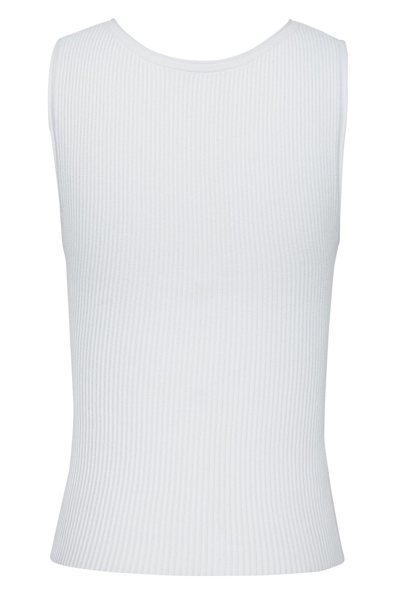 SCULPT OPEN NECK TANK BRILLIANT WHITE 2